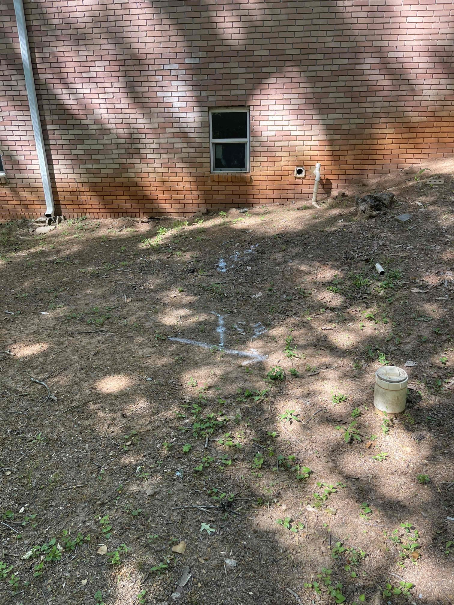 Came out and pulled camera and did camera inspection of the drain. Located and marked the direction the drain is routed. Left multiple quote options to replace the drains for the downstairs bathroom. 