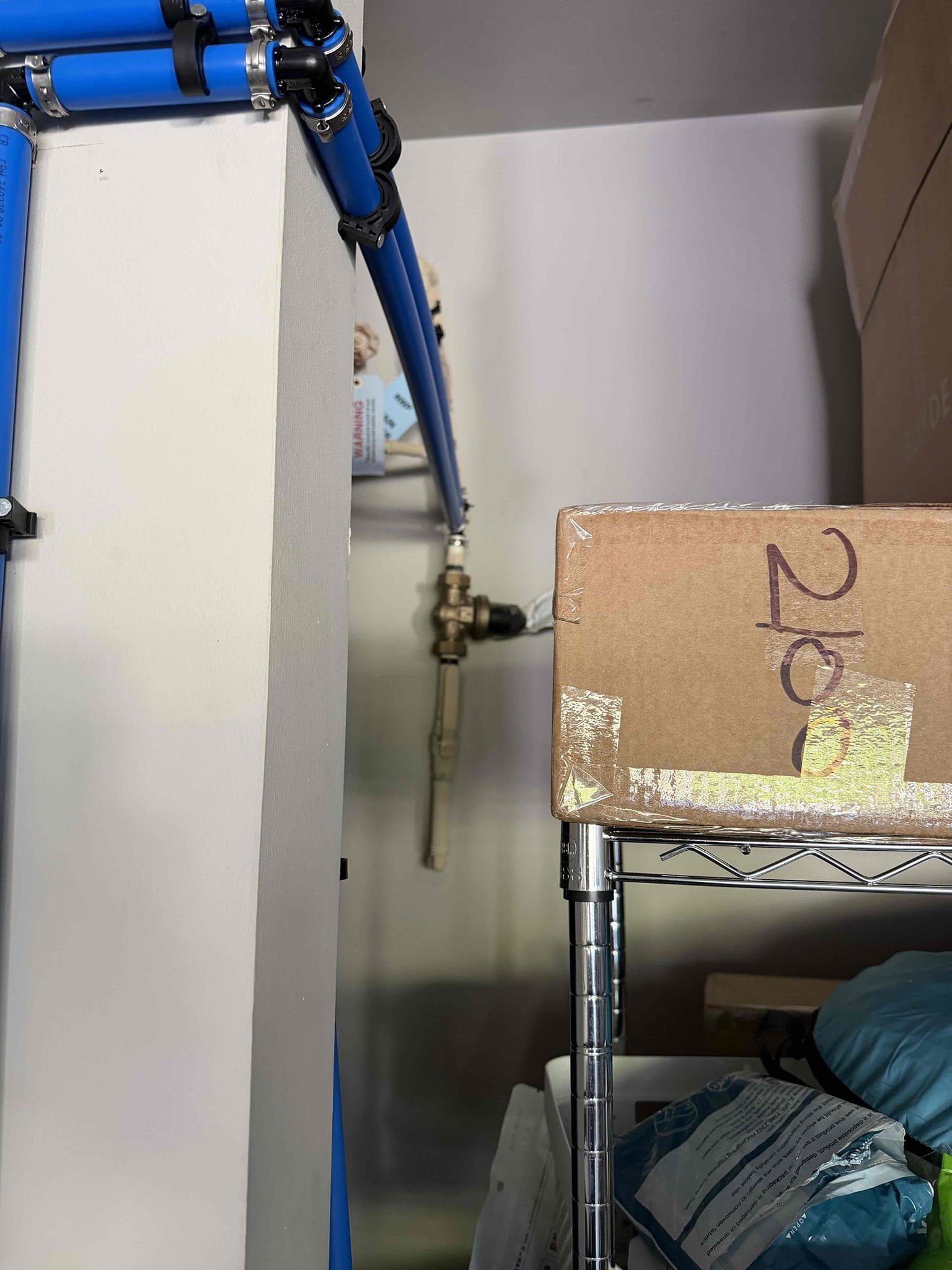 Remove existing PRV and furnish and install new PRV with new main house shut off valve.

Customer stated that shower pressure was low and also that there was a leak under the sink. Took a look at water pressure for home and it was above 80 psi. Recommended to customer have PRV replaced and customer agreed. Went ahead and furnished and install new PRV. Set water pressure to about 65 psi. As for water pressure for shower recommended to customer to have cartridge Replaced to see if that fixes issue. At this time, customer didn’t want us to replace cartridge. Also found that water heater is from 2014 and recommend customer that also have water heater replaced due to age. Will send estimate to replace water heater and cartridge. Also found that thermal expansion tank has failed.