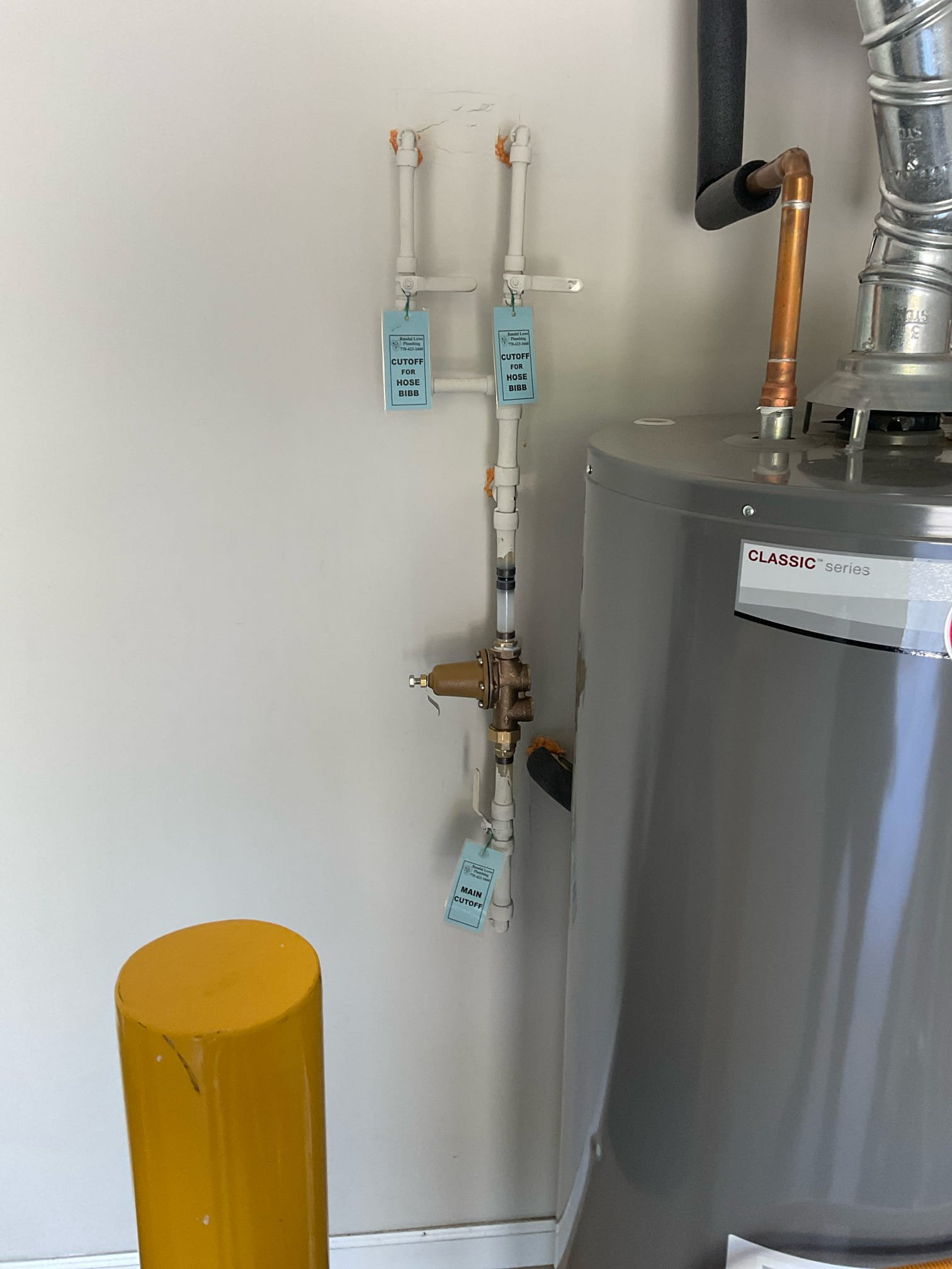 Remove existing Prv. Furnish and install new one.

Customer had leaking Prv. Installed new Prv and tested. No leaks present at this time. Set water pressure to about 60 psi. Cleaned up work area.