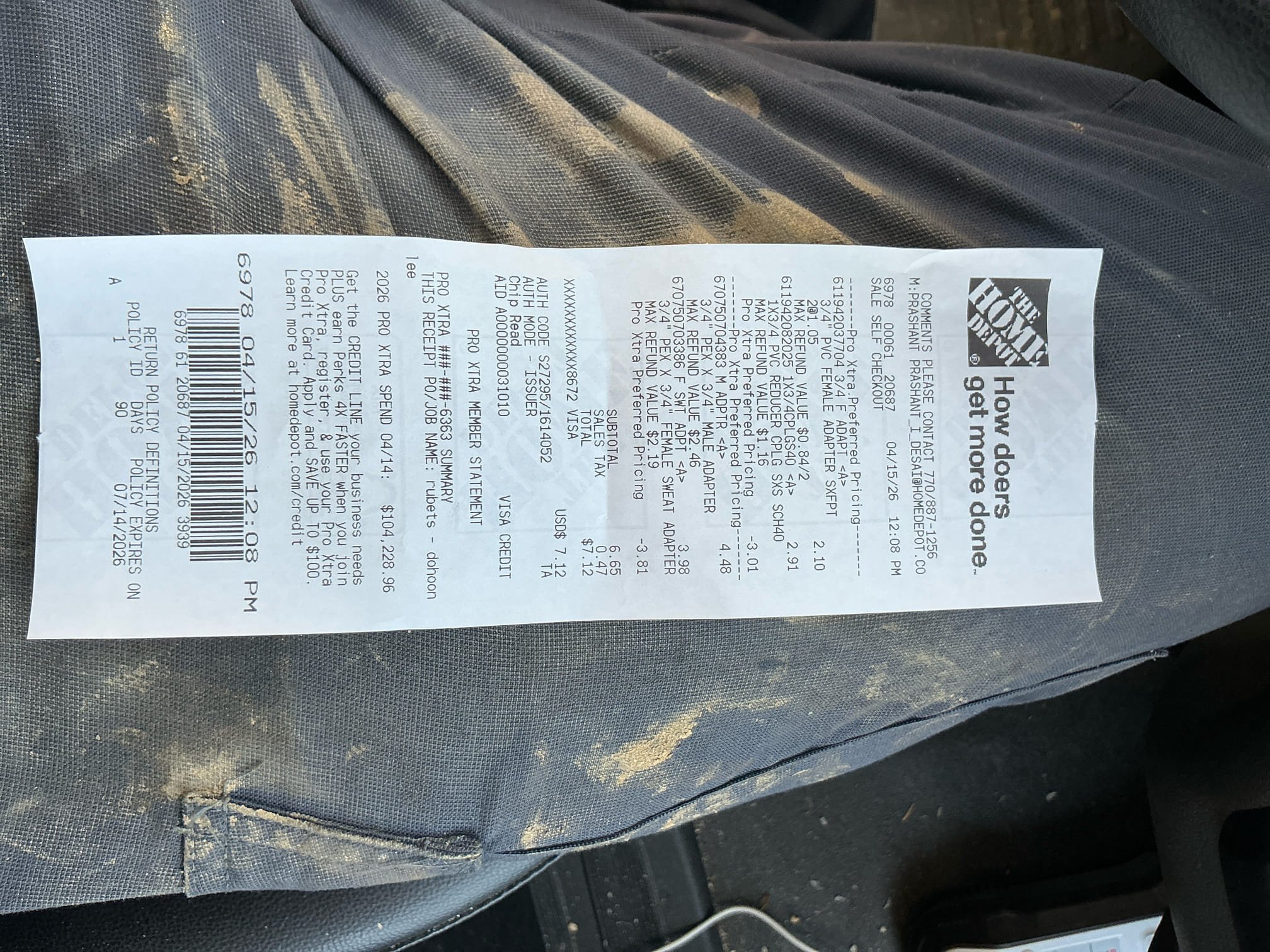 Found leak in yard on pvc to copper connection near front door. Shut off water to home at meter and cut out section of leaking pipe. Replaced section of pipe with pex. Tested for leaks. No leaks detected by meter