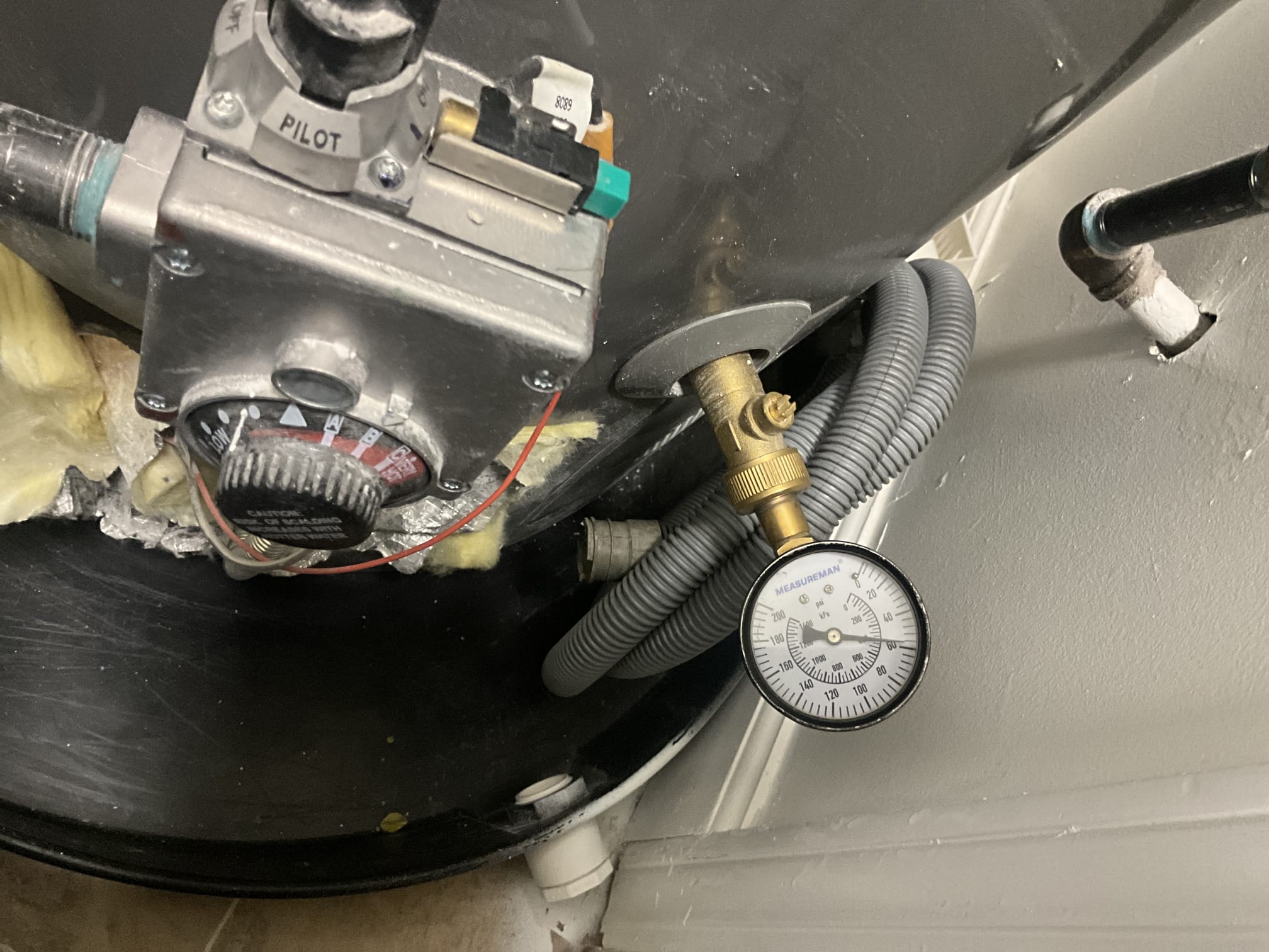 Customer wanted a washing machine box with hammer arrestees installed, customer had washing machine box already. Installed customers washing machine box and hooked water lines back up. Customer has a washing drawer with its own water and drain lines. Cautioned customer that running both of those lines through the same drain can overwhelm the system. Customer didn’t have a washing machine drain hose for the drawer. Turned water on to the machines and helped customer stack washing machine and dryer on top of storage drawer and washing door as a courtesy. 