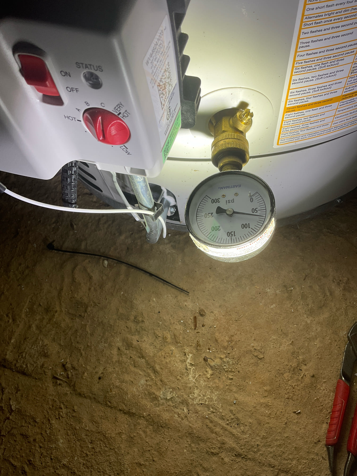 Checked toilet overflow issue and quoted a water heater replacement with a 75 gal gas power vent water heater . 