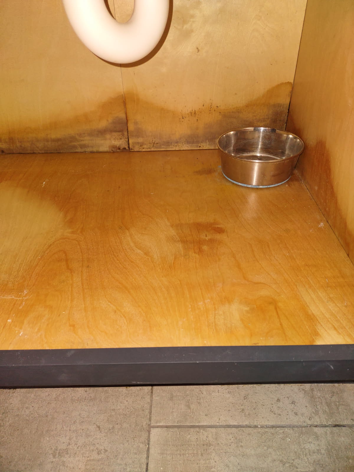 Got a very slow leak at basement bar sink , leak is at faucet supply line that came with faucer , we remove used taflon tape and pipe dope because of type of connection this time . 