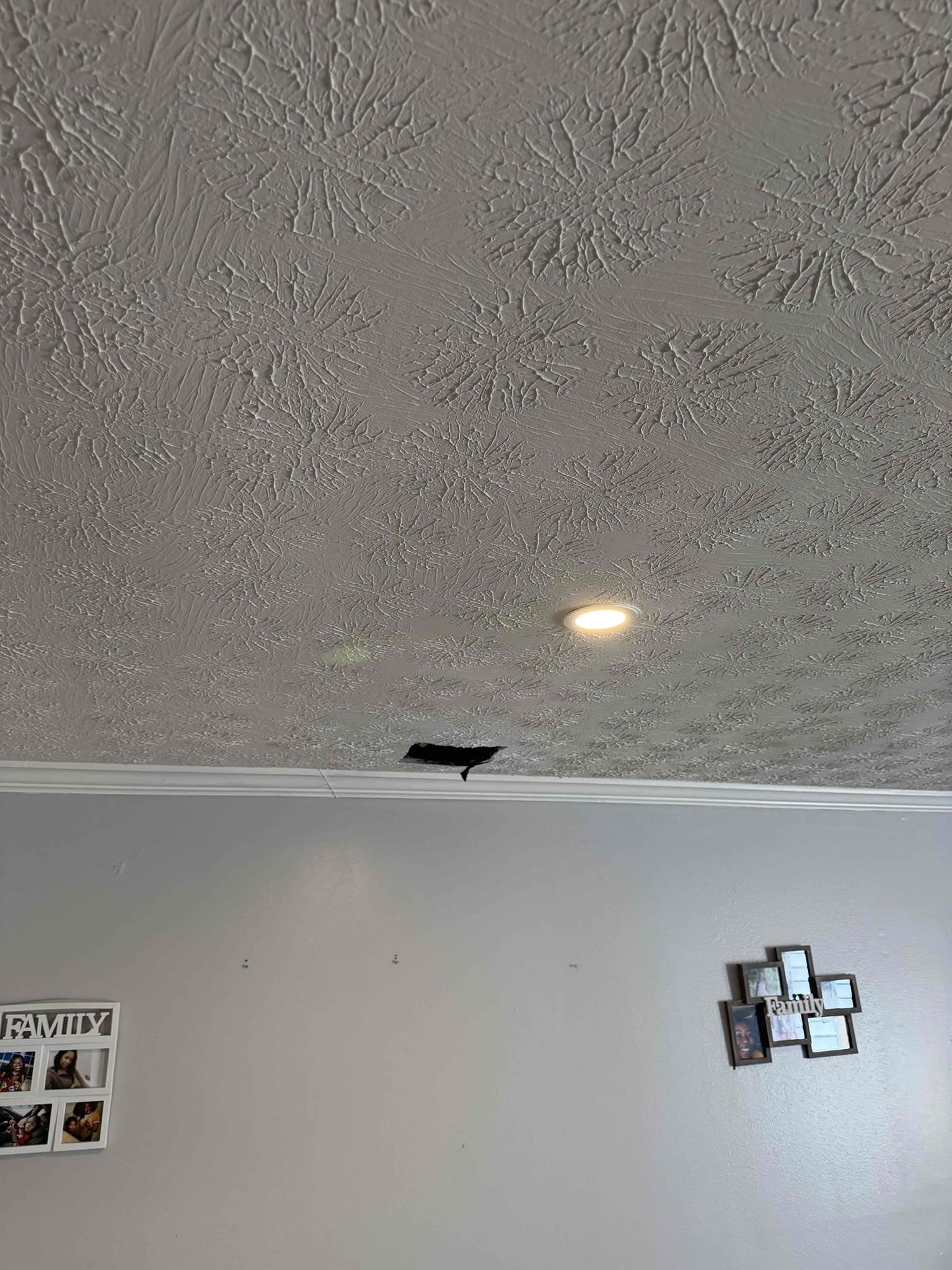 Customer stated that both shower were leaking down to floor below. Stated to customer that we will need to cut Sheetrock to access plumbing to see what is leaking and customer agreed. Went ahead and cut Sheetrock in 3 three places. For one tub found tub had big crack in middle which caused water to leak to floor below. For other shower found that leak was coming from trim pieces from shower so went ahead and Recaulked. Stated to customer not to use shower with crack in it and to also wait about 12 hours before using other shower to give caulk time to dry. Also contacted provision and they will be coming out later today to look at water damage. Cleaned up work area. Chen plumbing isn’t responsible for sheet rock repair.

Also water heater is from 2016 and recommend to customer to have it replaced due to age and it’s coming up to the end of its life expectancy. Also water pressure is right under 80 psi and Prv valve will need to be found and replaced.