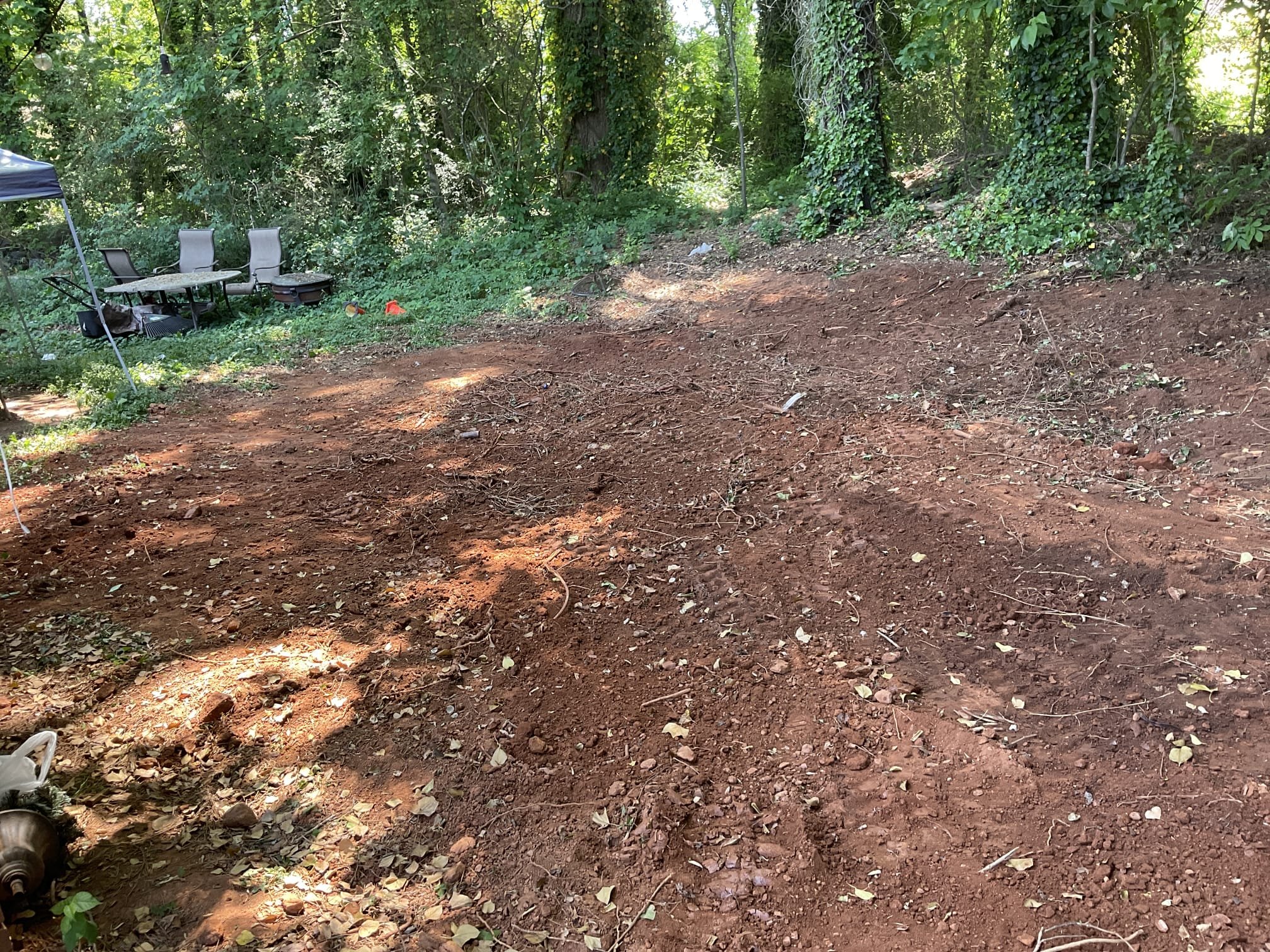 Septic to sewer conversion , open tank , pump out , crush and fill , installed approximately 100 feet 4” pvc sewer line from back of the home to the front sewer connection, two extra 4’ clean out installed. Grass seed and wheat straw the yard 