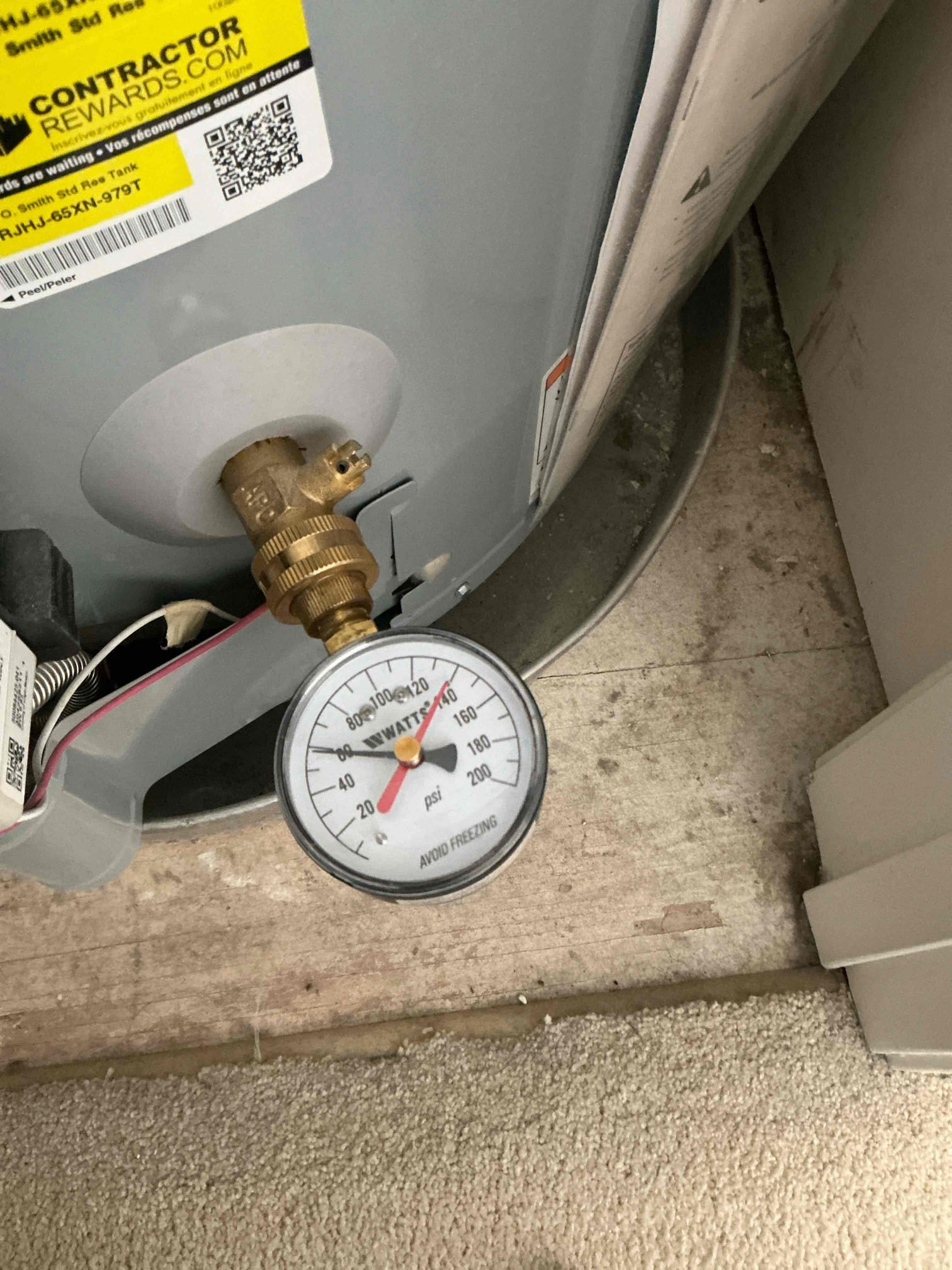  Diagnosed leak under master bathroom lavatory sink on right hand side of bathroom. Found found drain piping gasket had fail and caused water damage underneath sink and into garage ceiling as well as floor of bathroom. Removed failed drain piping underneath sink and installed new trap and new gaskets. Tested for proper operation. No additional leaks found after work completed. Recommend provision property restoration for water damage assistance.