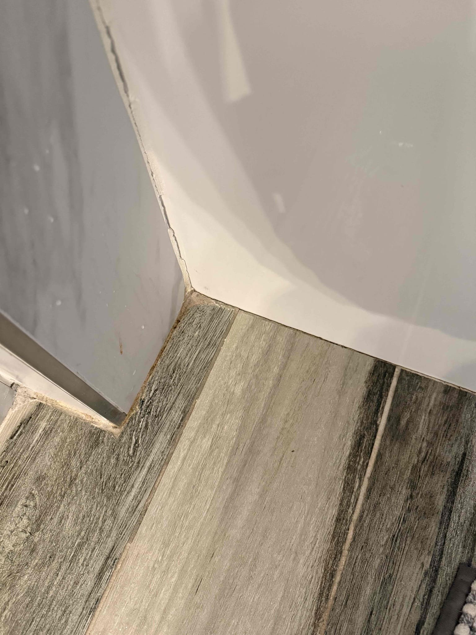 Upon arrival customer stated there was a leak coming through the downstairs shower ceiling. Gave customer quote to open sheetrock and do leak search. Customer approved quote, opened sheet rock in downstairs shower, and found the leak to be coming from the upstairs master shower tub spout leaking water and running down the tub going through the floor causing water damage. Gave customer quote to replace tub spout and the customer wants to wait to see what provision is going to do first. Tub spout still leaking water and dripping down upon departure.