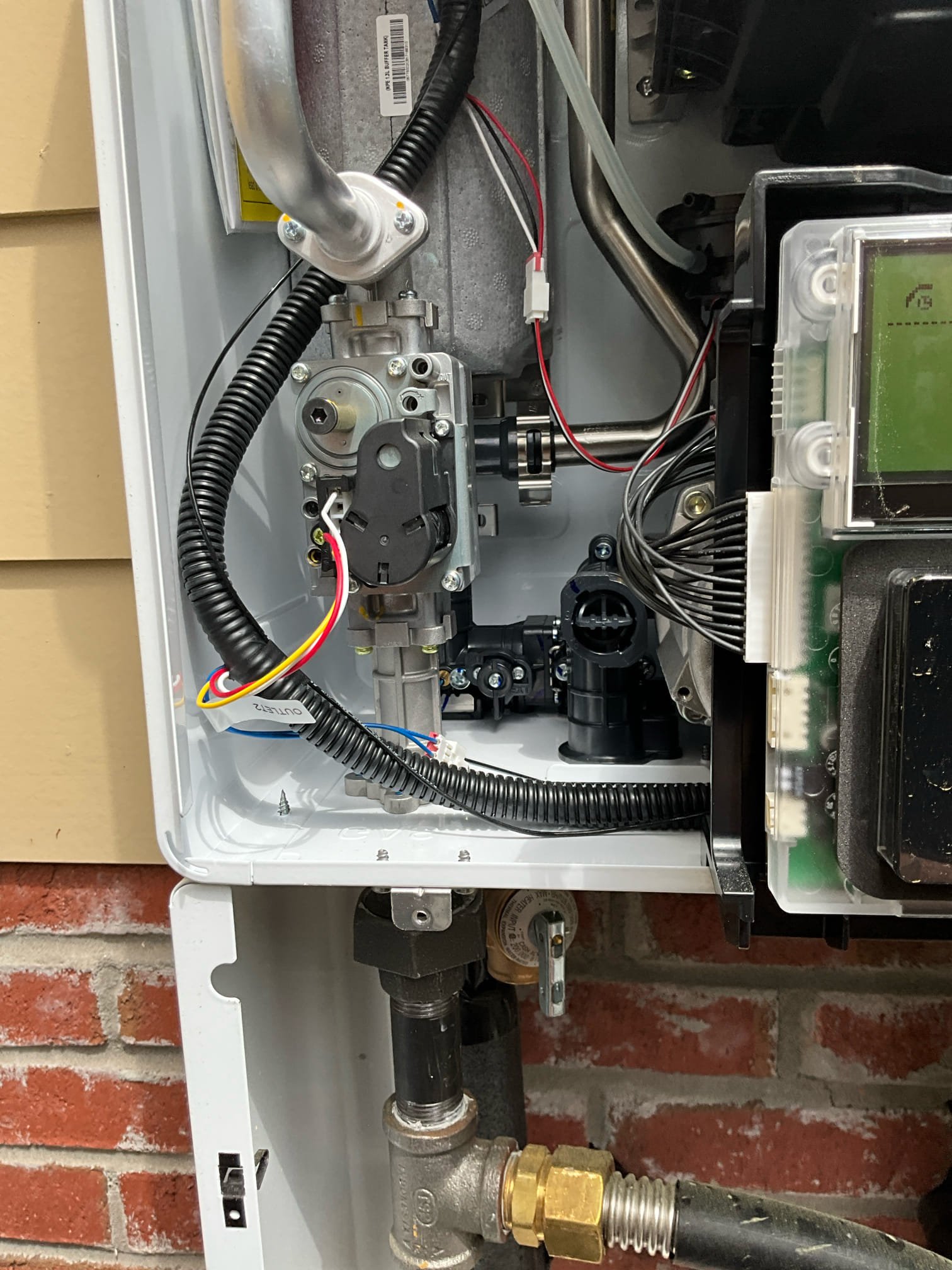 Call for hot water taking too long to heat up.

I met with Ms. Jane and discussed concerns with the hot water. She expressed frustration with the tankless water heater. She states that the hot water takes far too long to arrive at the kitchen faucet, and sometimes does not get very hot.

Our last visit was to replace a defective recirc crossover tee to resolve water hammer and vibrations in the pipes. 

Today I checked water at the kitchen faucet. Although the water did get hot within ~30-45 seconds, Ms. Jane states that the water is not as hot as she would like, and that it normally takes significantly longer to get hot.

At the water heater: No relevant error codes. The only error codes present was from initial start up, and from the vent sensor false alarm during diagnostic tests.

I adjusted the recirculating sample time from 30 minute intervals to 8 minute intervals, and turned up the temperature to the requested 135 degrees.  I inspected the remaining bathrooms and kitchen to ver