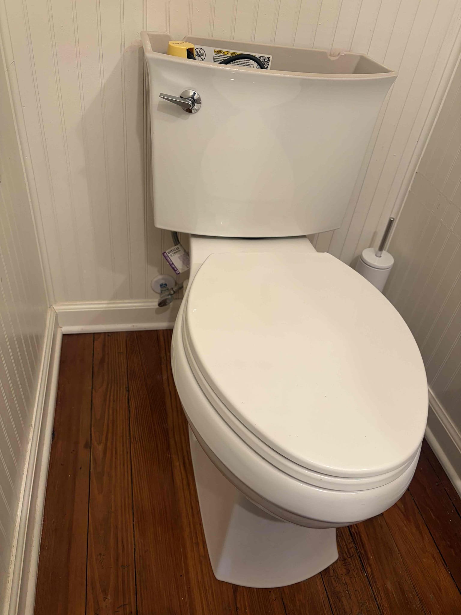 Snake drain line through pull toilet no clean out available 
For this customer, the line need to be snaked in order to properly clean and clear the sea line in the house pull the toilet in the hallway half bathroom. The house did not have an accessible clean out, and it wouldn’t helped me anyways because the clog was inside the house. The line look like it was grease inside of the line however I don’t believe it was I think it was just waste from human body. However, I’m unsure I came through the line all the way to the city sewer once it hit the SDR I knew the line was clean and clear. The customer is all set. There are no further issues I installed a new waxing with flange kept the same closet bolts because they look new. Additionally, I disinfected and cleaned my surroundings, but I also put down The shoe drop cloths to set the toilet and drain machine on so I would not scratch the floors at this time the drain line is clean and clear. customer is all set to use their plumbing. 