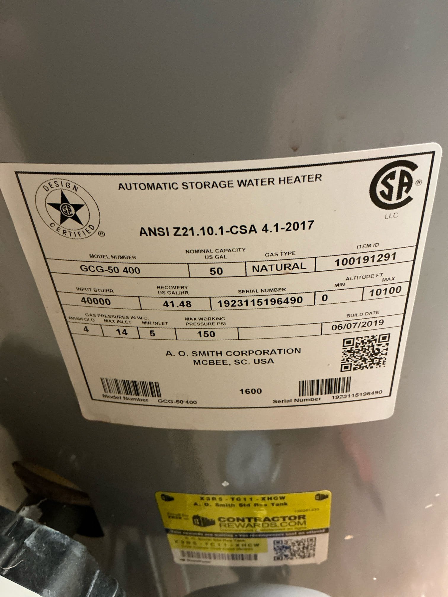  Customer called us for various plumbing issues, after a thorough evaluation gave customer options to remedy issues found. Including two hose replacements, one thermal expansion tank replacement with proper strapping by code. As well as fixing of water heater flue pipe that was backdrafting.


Customer agreed to all work mention above furnish and installed two hose bibs as well as one Thermal expansion tank and thermal expansion strap thoroughly tested all work after work was performed. Everything is working as intended at this time.