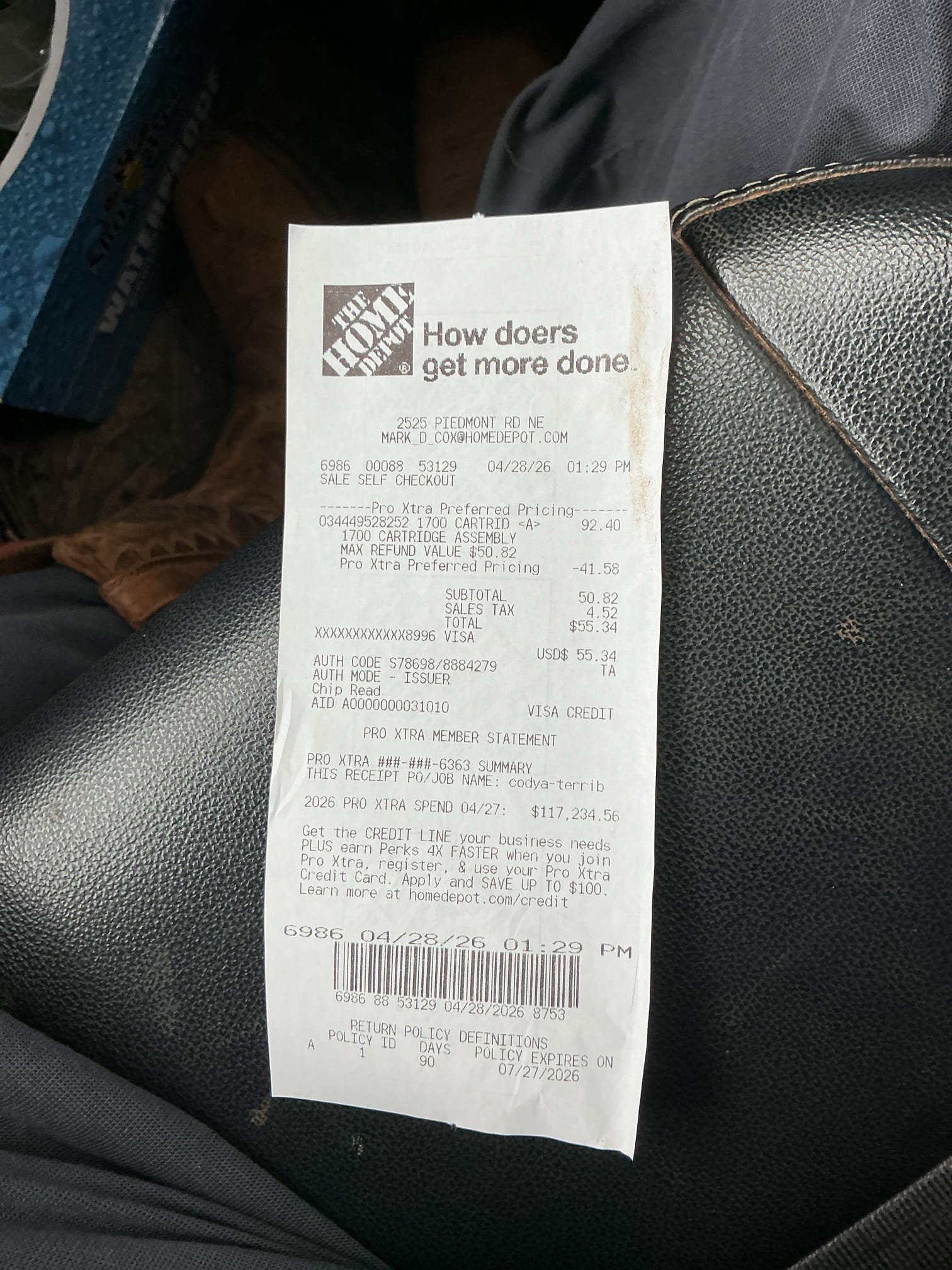 Customer had leak coming from tub shower cartridge. Fatter thorough evaluation, found pressure to be high assisting issues. Explained to customer about pressure. Gave options for repair/replacements. Installed new watts PRV and replaced delta monitor cartridge. After installs checked for leaks and proper function. Pressure is now at 60PSI