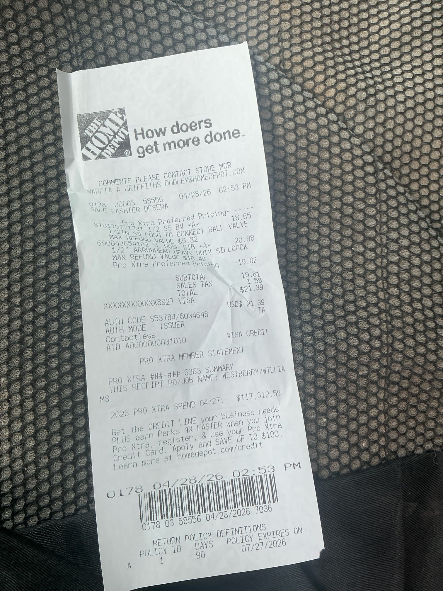 Hose bib on back of house was constantly running with no shut off valve on arrival. Cut 1/2 water line serving back hose bib and added a ball valve. Replaced hose bib on back of house. Pressurized hose bib to test and left in good working order.