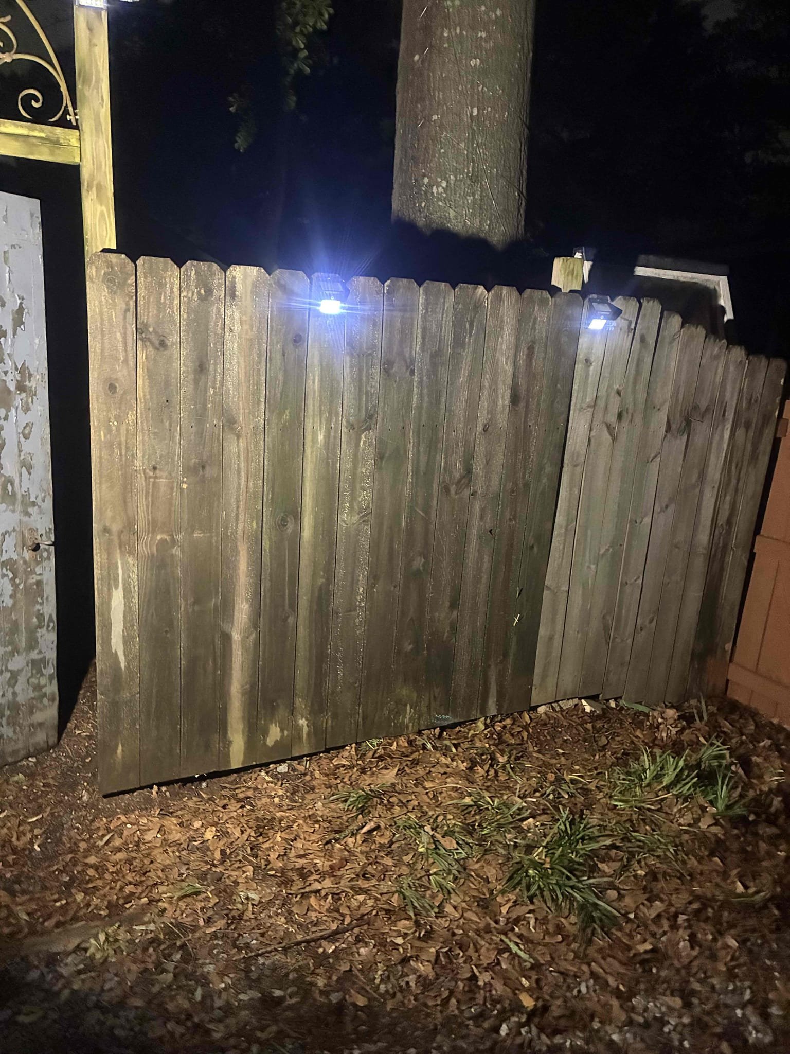 Returned after inspection to backfill trench, and all areas of work to rough grade. Cleaned up all debris and set back fence fences. Went over conditions with Customer for Customer’s approval. Informed customer about responsibility for concrete. Left portion of dirt in sidewalk area accessible to company putting back concrete. 