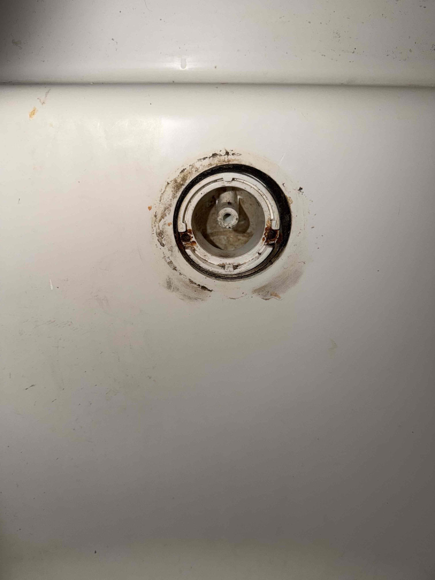In laundry room cut Sheetrock to access tub waste and overflow. Replace with new piping and gaskets. Chen plumbing isn’t responsible for Sheetrock repairs.

Customer stated that overflow screws rusted and broke off. Found that both screws rusted and got stuck in overflow plate. Recommended to customer to have was an overflow replaced and customer agreed. Cut sheet rock behind tub to access piping. Went ahead and cut out old overflow and installed new one and new pipe. Replaced waste flange, seal, and plumbers putty but wasn’t able to replace pipe given access. Went ahead and tested all work and no leaks were present at this time. Cleaned up work area.