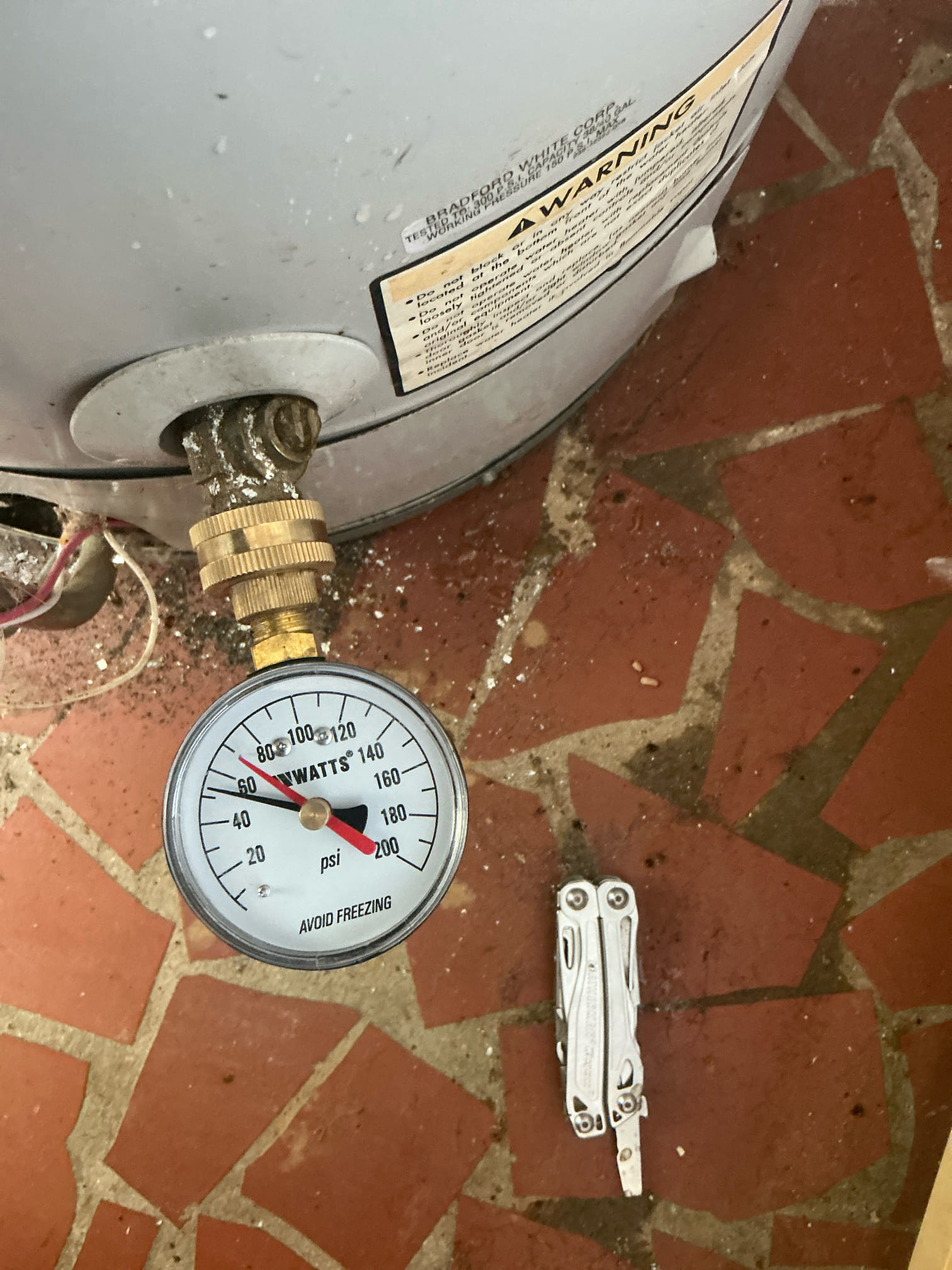 Looked at water heater and gave estimates. Customer was unavailable speak at this time.
