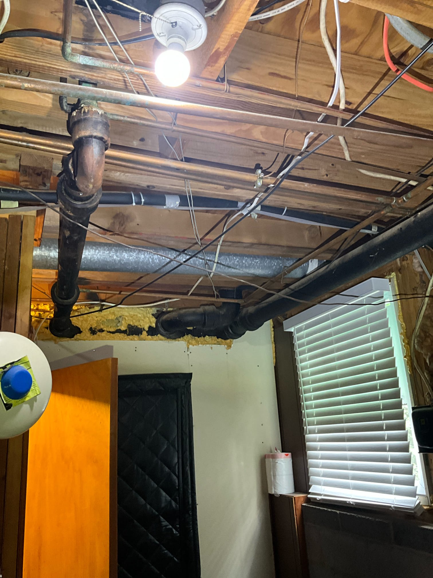Customer had a leak on a 4x3 cast wye in the basement. Gave customer price to replace 10 feet of 3 inch, cut out the wye, and replace a few feet of the 4 inch. Performed work as stated to customer. Tested work to ensure proper security, pitch, and no leaks. All work tested well. Will return on 5/5/26 to perform more work on replacing the cast. 