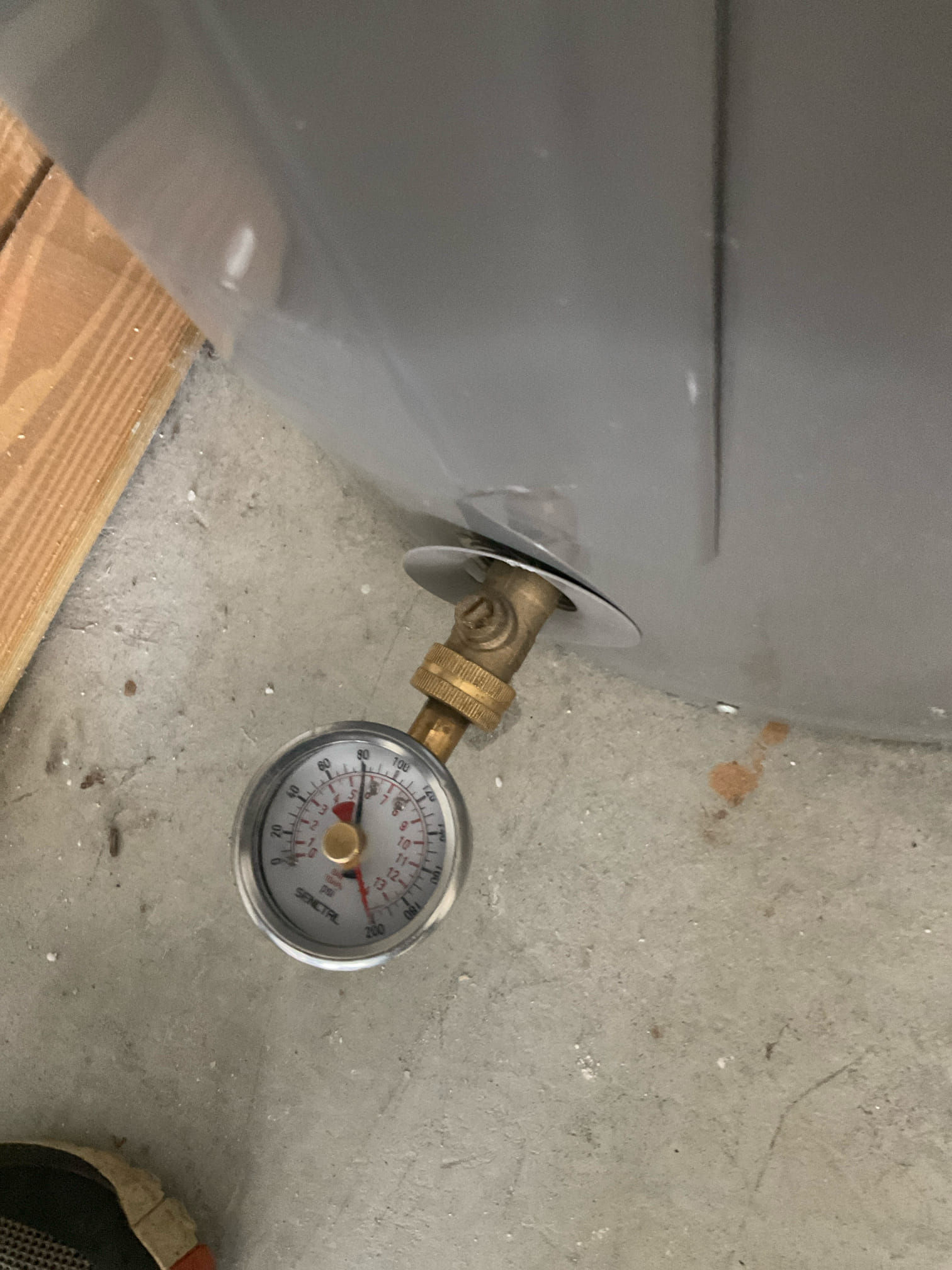 Quoted expansion tank and recirculating pump 