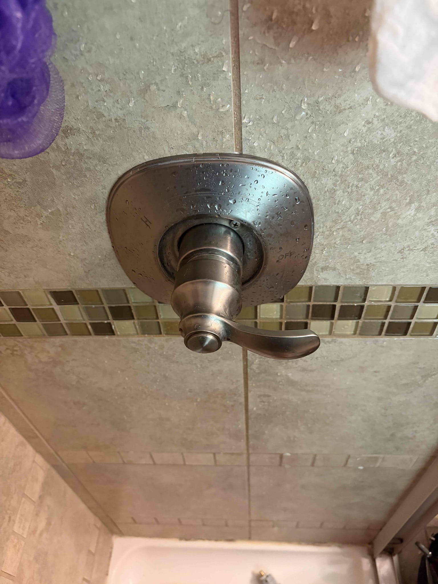 Rechecked water pressure, did a drop test to see if that was an issue with pressure fluctuating, it wasn’t, took the new cartridge out and put in a new one. Took off the shower head to see if water was consistently dripping from the arm. The head was holding water, however the cartridge was faulty. Once complete with the new cartridge there is no leak. Customer has plans to buy a new shower head