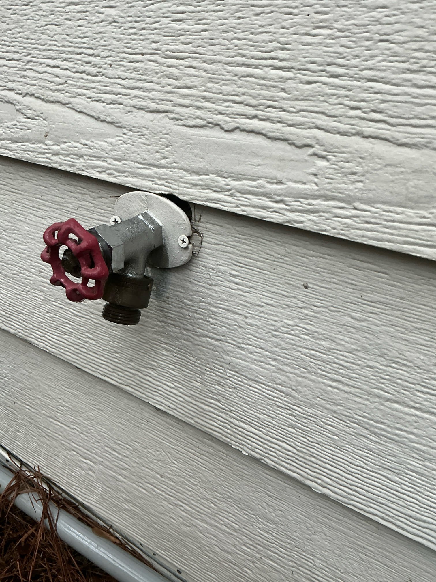 Found back frost proof hose bib vac breaker bad. Removed vac breaker. Customer was informed that there is no warranty on this job. Tested and left in good working order. 