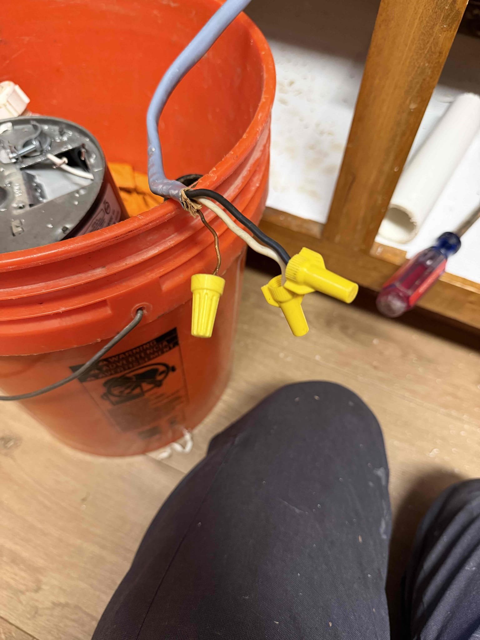 Customer stated they wanted garbage disposal removed under kitchen sink. Gave customer estimate to remove disposal and rework piping. Customer agreed. Went ahead and removed disposal and installed basket strainer. Reworked piping and installed studor vent. Tested and no leaks present at this time. Cleaned up work area.

Put wire nuts on wire for disposal and taped them up.