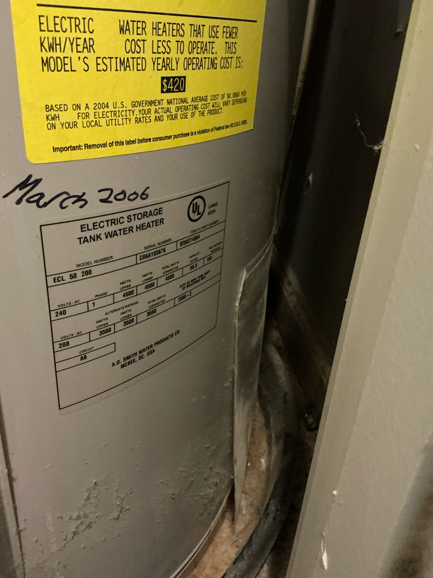 Left quote for water heater customer wasn’t other options before deciding 