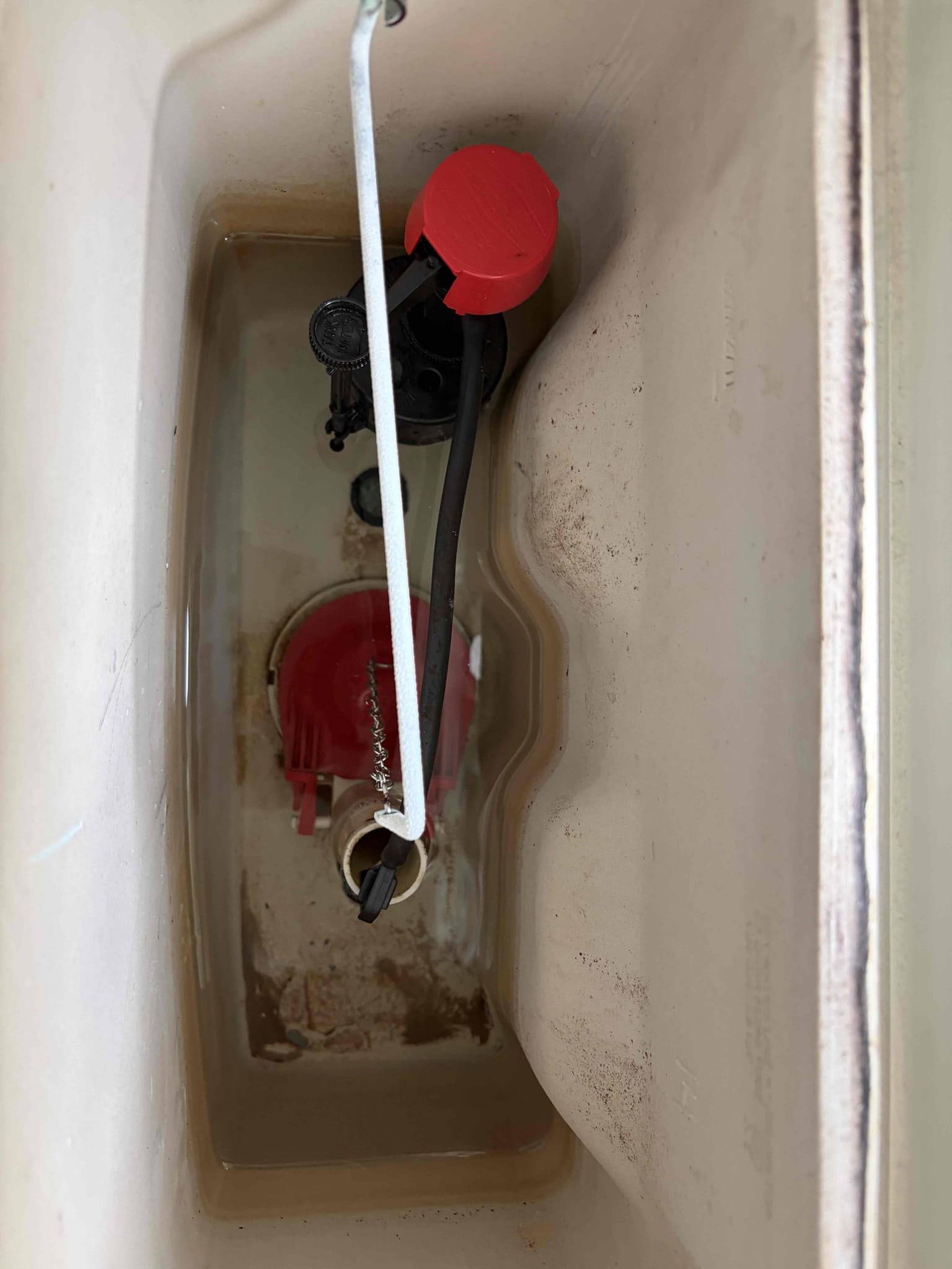 For this customer, they had a running toilet in their upstairs master bathroom. The flapper was deteriorating as a result of the chlorine. The customer does have a water filter on the home, so I’m not exactly sure why it’s deteriorating. The flapper went back with a Corky 3 inch flapper set to the right setting at six per manufacturer in Addition to that. Installed a new stainless steel braided supply line. The customer had a Toto bidet so therefore, I had to attach the supply line to the bidet and install the bidet tea into the new fill valve once that was properly installed. There are no leaks on the new fill valve and or flapper made sure of it by testing and flushing the toilet multiple times to indicate that there is no further running and the flapper is making a tight seal at this time. The customer is all set. Water pressure is a little high at 70 psi. The customer didn’t know which shut off valve turn off the whole house so therefore I recommended we just throw on a main shut o