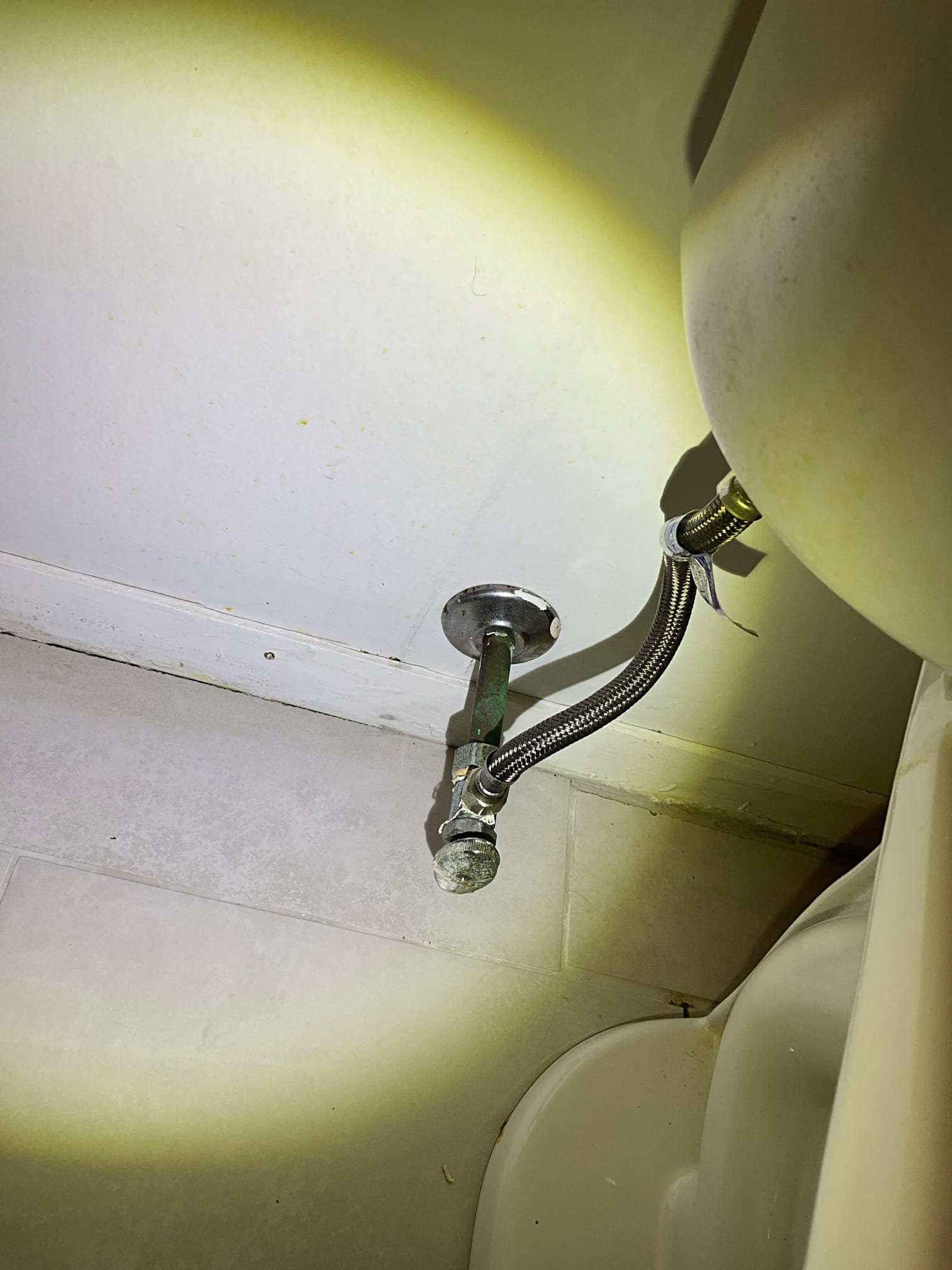 Customer had a washing machine that needed repair. The repair person couldn’t shut off the water to the machine with the valves that were there. Customer wanted price to replace all stops in the unit with the exception of the cold stop under the primary bathroom sink. There was a leak awhile ago and the stop had already been replaced with a multi-turn stop. Replaced both toilet stops, the hot stop in the primary bathroom, both of the washing machine boiler valves with 1/4 turn and hammer arrestees, the hitches stops for hot, cold, and dishwasher, and the toilet stop and sink stops in the hall bath. Tested all work to ensure proper function and no leaks. None were found. 