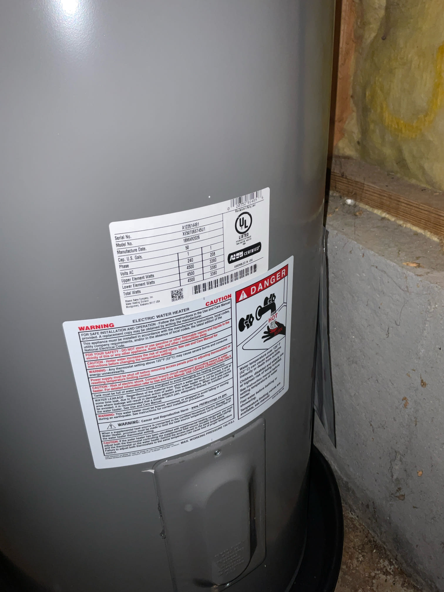 Customer called us out today because water heater was replaced a week ago and now sewer ejection pump is kicking on. Also, customer stated that nothing in the basement is used. Flush toilet and ran sink to get pumped to kick on and pump seemed like it was working as it should and didn’t notice any issues at this time. Ask customer how old pump is and customer is ensure but did say that a pump is close to 10 years old. Would recommend replacing to prevent future issue. Also, customer had me look at water heater to make sure everything was installed correctly and only thing cause for concern will be is thermal expansion tank isn’t strapped. Also, customer mentioned that there was a leak under the sink. Found that faucet and soap dispenser have gaps to where water can leak through it and leak down to the bottom of the cabinet. As far as plumbing under kitchen sink, there was no leaks. Will send estimates for recommended repairs