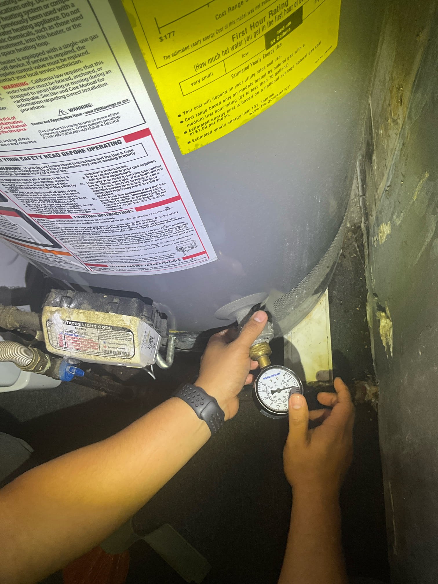 Quote for water heater replacement. Gave customer pamphlet with membership and payment options. Customer will call for scheduling after she weighs her options.