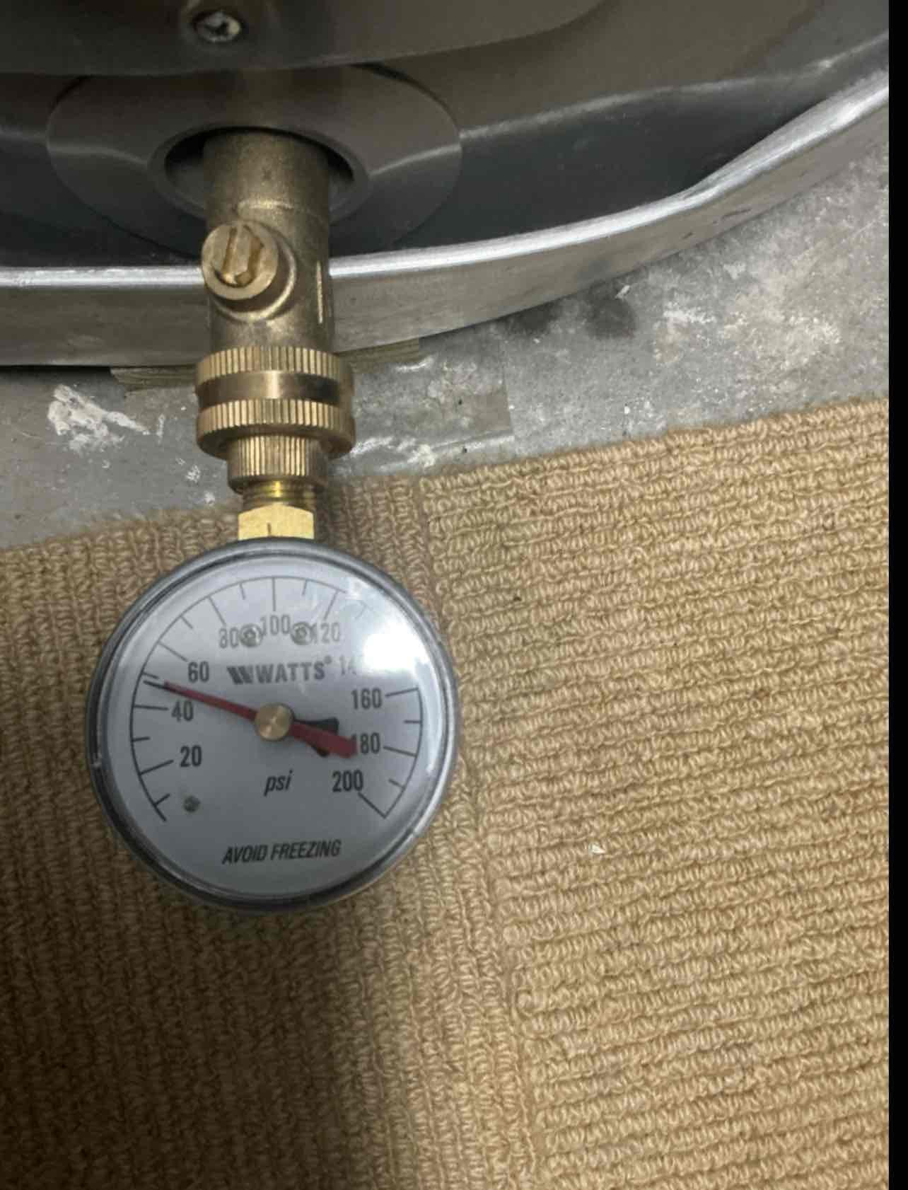 Customer had small drip coming from built in supply line to faucet gave options for repair/replacement customer not home gave options over phone. Customer wants to wait until back in town to address issue.