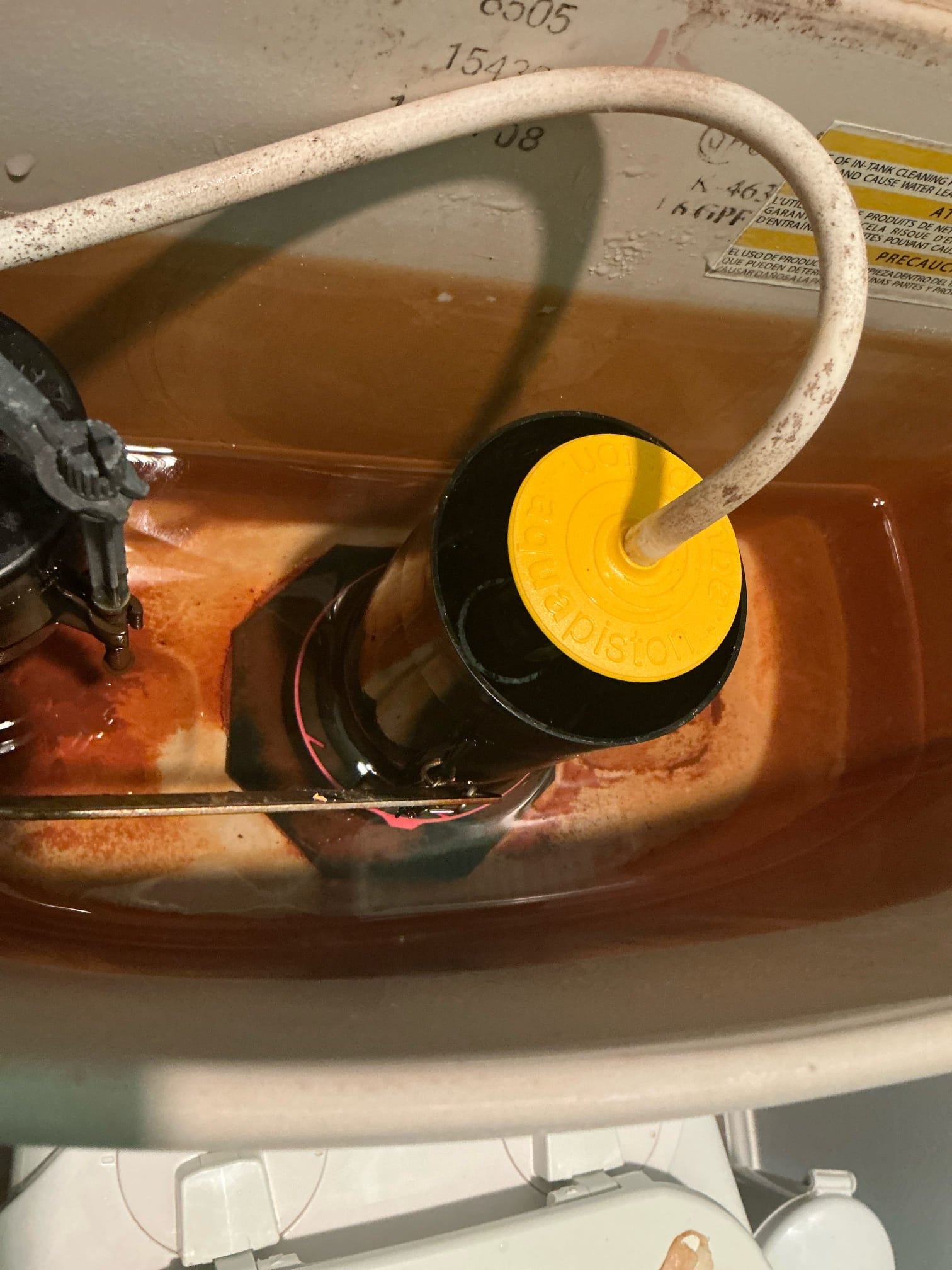 Found Kohler upper tower stem broken. Replaced Kohler stem. Tested and left in good working order.