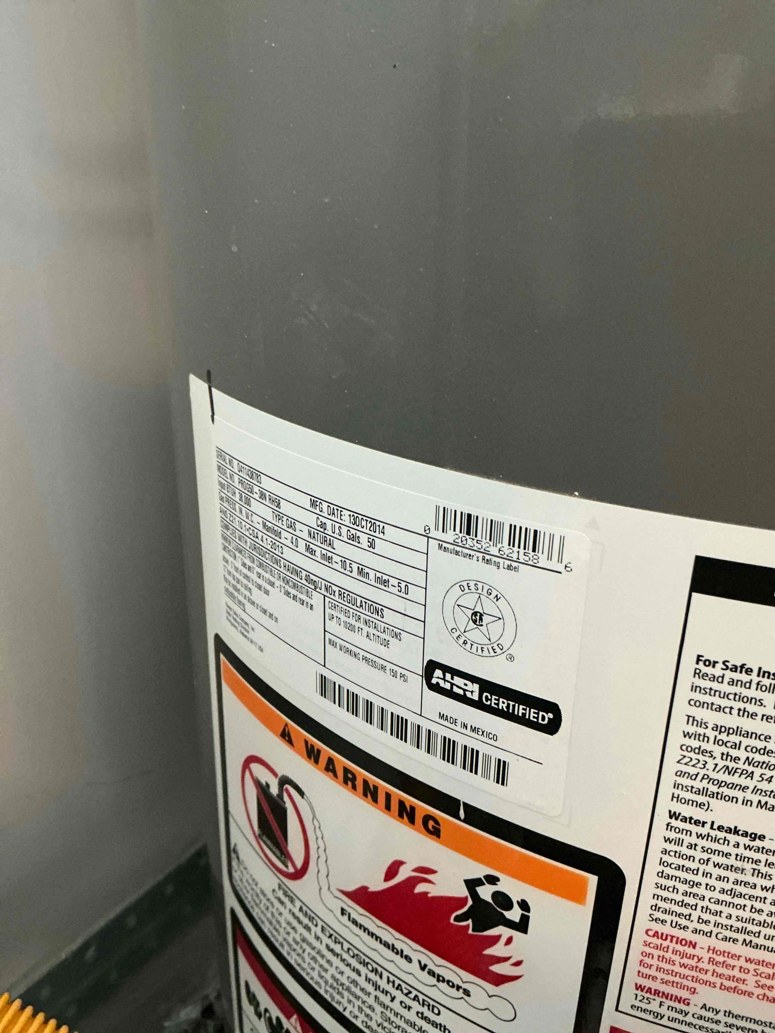 Left estimate to install sewer ejection pump in basement and run discharge line. Also left estimate to replace water heater. Currently 12 years old.