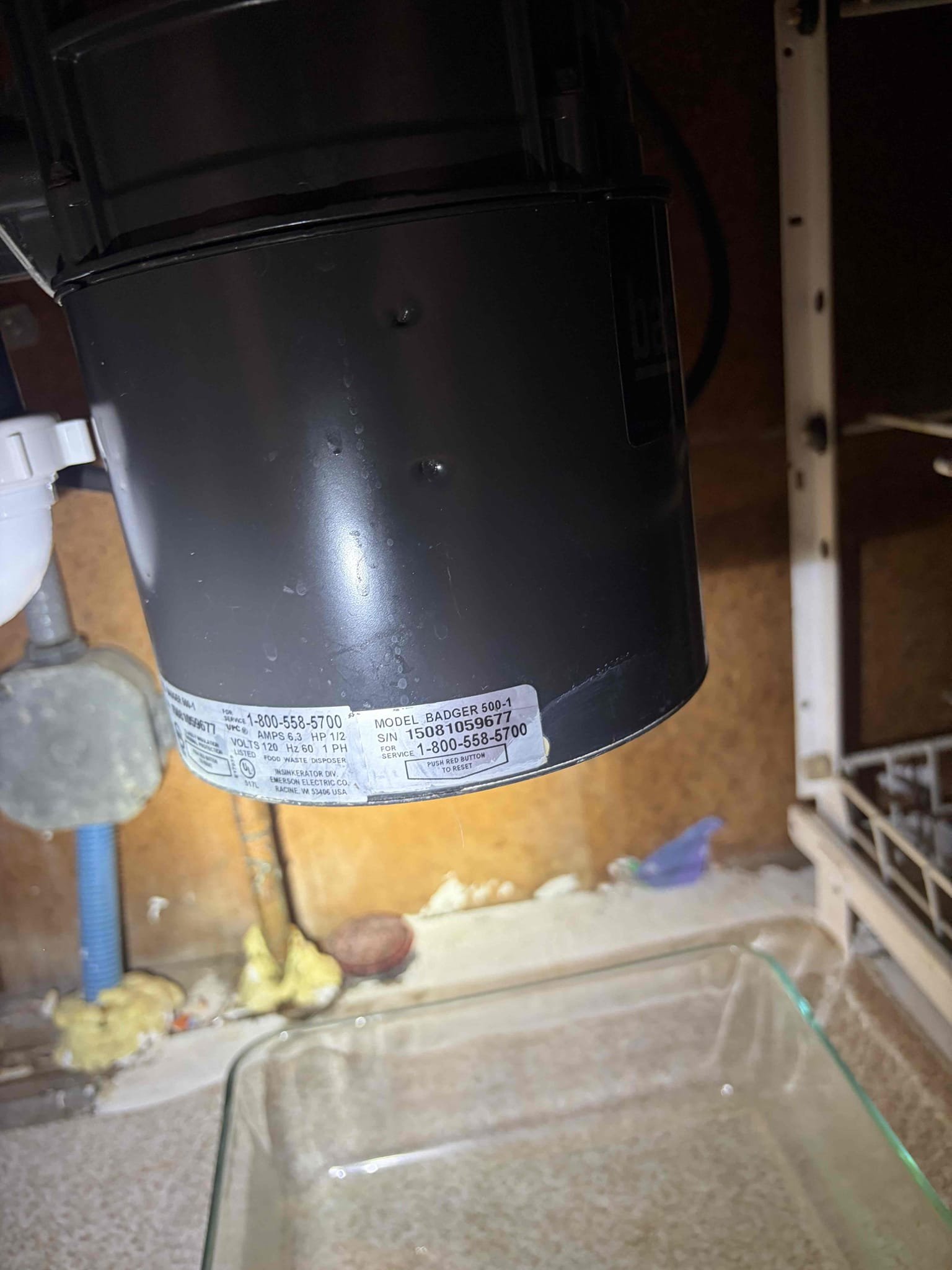 Replacement of garbage disposal 1/2

This customer we installed the new half horsepower garbage disposal in the kitchen due to the fact that the old one had a leak from 2015. That one was installed. Water heater is fairly new. The customer also has another problem with the toilet drain line. It is a lateral line of cast-iron can connect into PVC with a new flange. What I have to do is remove the toilet and replace the flange due to it being wobbly more than likely, the seal is not broken from the waxing however, the toilet does shift so is it indicating a broken flange so therefore, that is what I recommend on replacing the section of cast-iron going back with PVC properly to install a Shore true fit once that is installed there will be no leaks. The customer will be all set. 