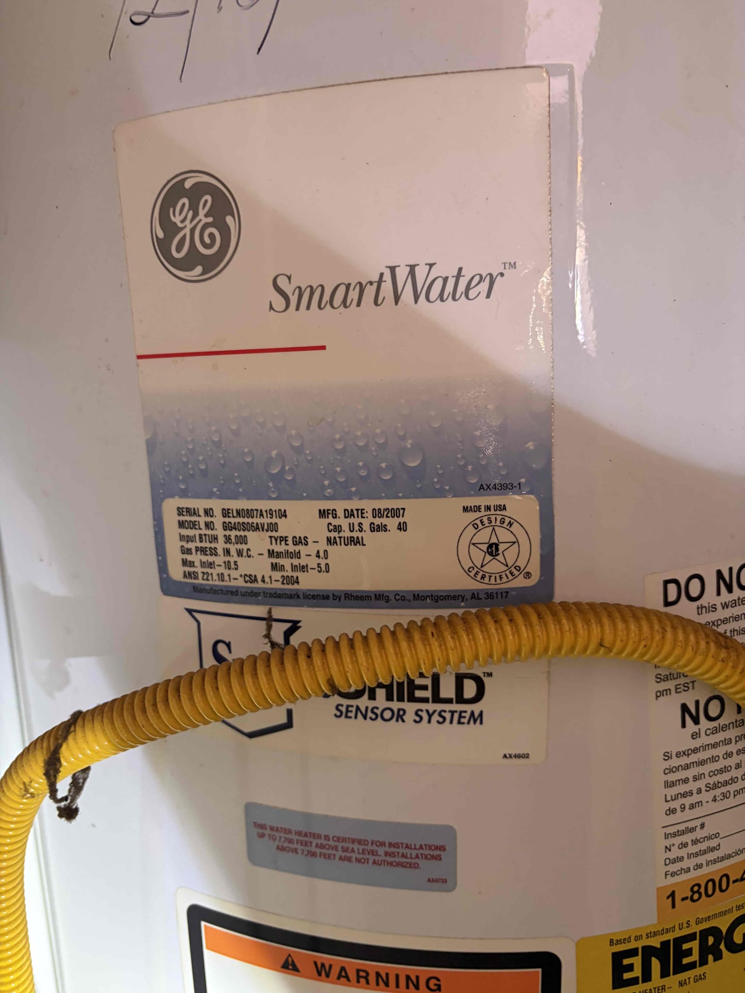 For this customer, they had a dishwasher drain line that was disconnected from the P-trap. I was able to put a 2 inch cap on it for temporary use as of right now. Additionally able to knock out the plug for garbage disposal for the dishwasher drain line however, this is a temporary repair if it does not leak we’re good however, if it does leak, there is an associated cost for the repair that repair repair would consist of cutting out the P-trap drilling out the hub for the Y following that we would stick a new piece of inch and a half in and then cap that line or out of clean out. Was not able to check water pressure. Water heater is old.