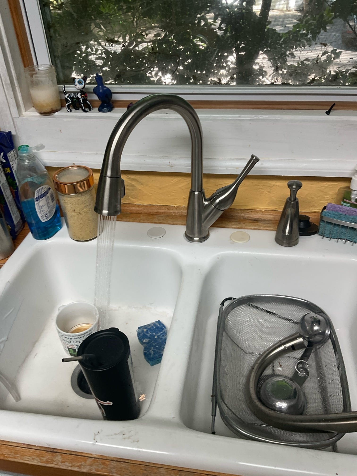 Today we fixed refrigerator supply line leak with new water line and braided stainless steel hose 