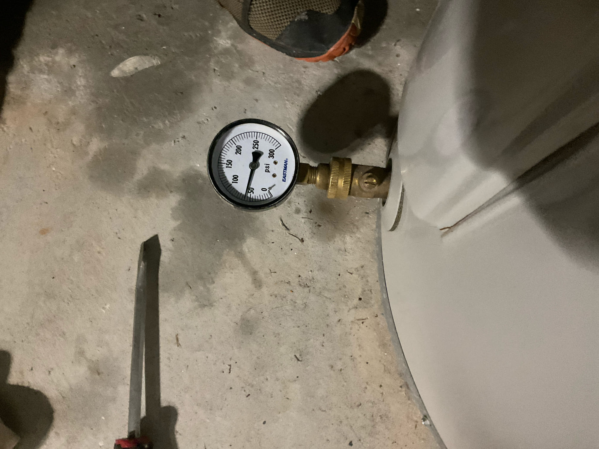 Checked water pressure is at 92 psi , we replaced a faulty builders grade Prv with watts AUB 25 type , we also replaced faulty expansion tank . Discussed and signed up membership with Mr and Mrs TAmrie today 