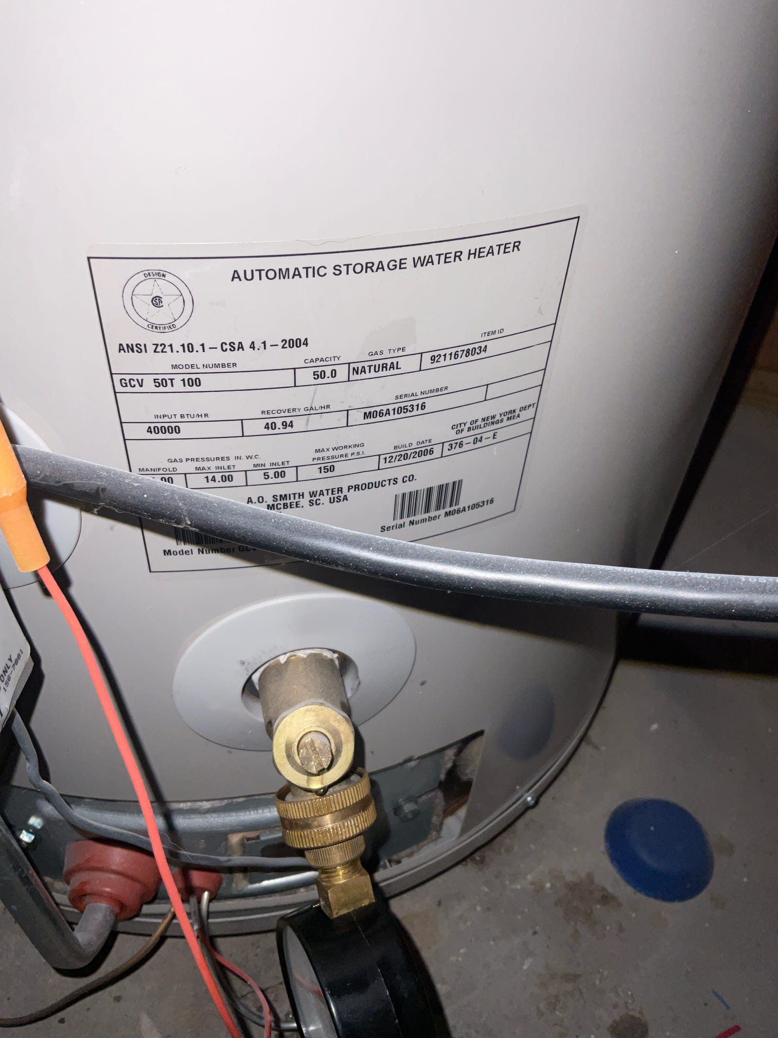 Quoted a 50 gal gas water heater replacement today 