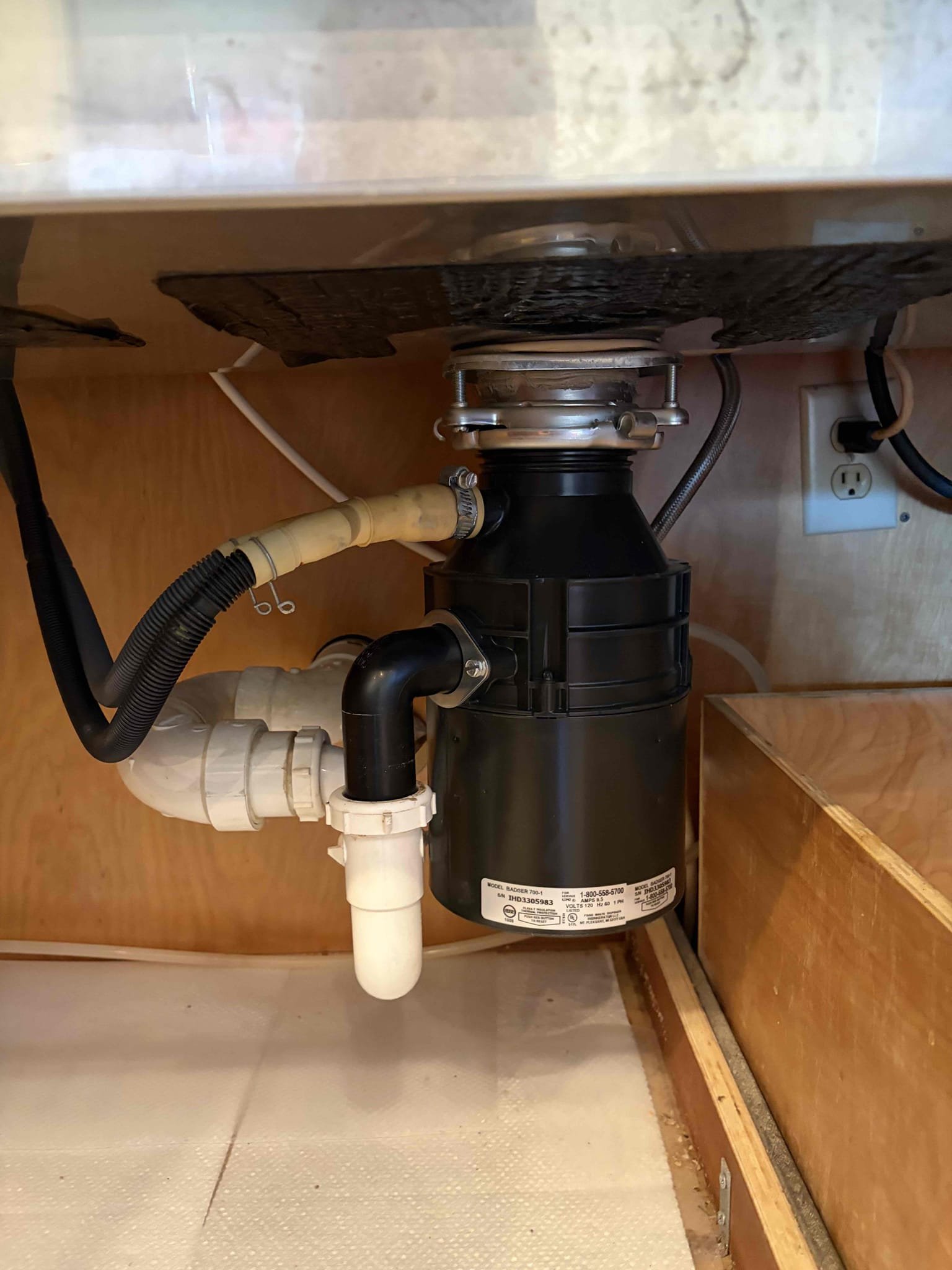 3/4 garbage disposal replacement 
Minor toilet rebuild 
Win with Chen membership 

For this customer, we replaced a three-quarter horsepower disposal in the kitchen, however, the garbage disposal did not need to be replaced. I still recommended due to the fact of the age associated with it. We went back with the same horsepower unit once that unit was installed. There are no leaks. Replaced the basket strainer knocked out the plug for the dishwasher drain line. Additionally, installed the new electrical and plugged it in once complete cleaned up our mess and there was no further issues at that time. Additionally, we did a minor toilet rebuild on the bathroom upstairs in the guest bathroom install a new 2 inch flapper supply line fill valve to complete the project once installed. There are no leaks in set the flapper and the fill valve to the correct height all set. Additionally, the water pressure is fine on the home at 60 psi water heaters from 2023. This customer had signed up with o