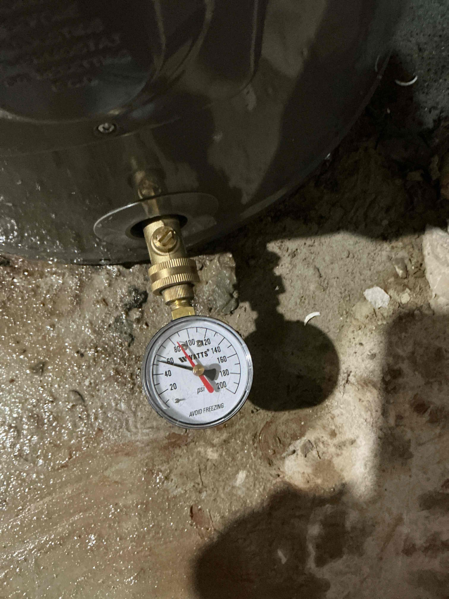 Diagnosed leak at new heater customer tried installing. Found leak at shark bite fittings. Replaced both leaking fittings and installed new thermal expansion tank. Tested for proper operation and leaks. No leaks found after work completed. Pressure to home is 60 psi. 