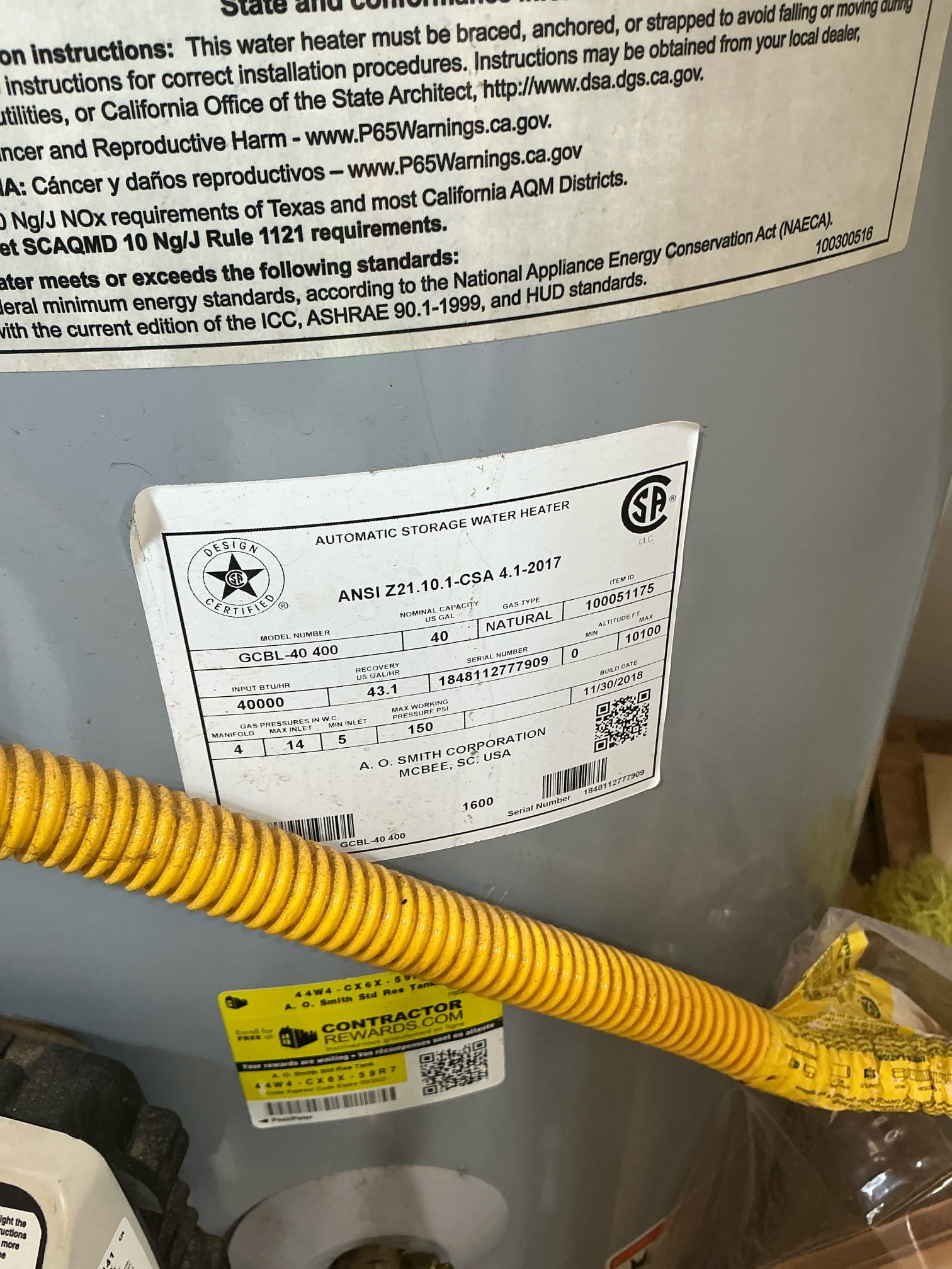 Diagnosed leak from pipe near water heater. Customer stated thermal expansion valve was running. Checked pressure. Pressure is 60 psi. Cut and capped old thermal expansion line. Installed new thermal expansion tank with bracket. Tested for proper operation. No leaks after work completed. Clean work space.