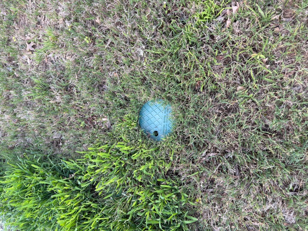 Water coming up at side walk between meter that is in sidewalk and service customer shut off in grass. Customer does not want to proceed at this time.