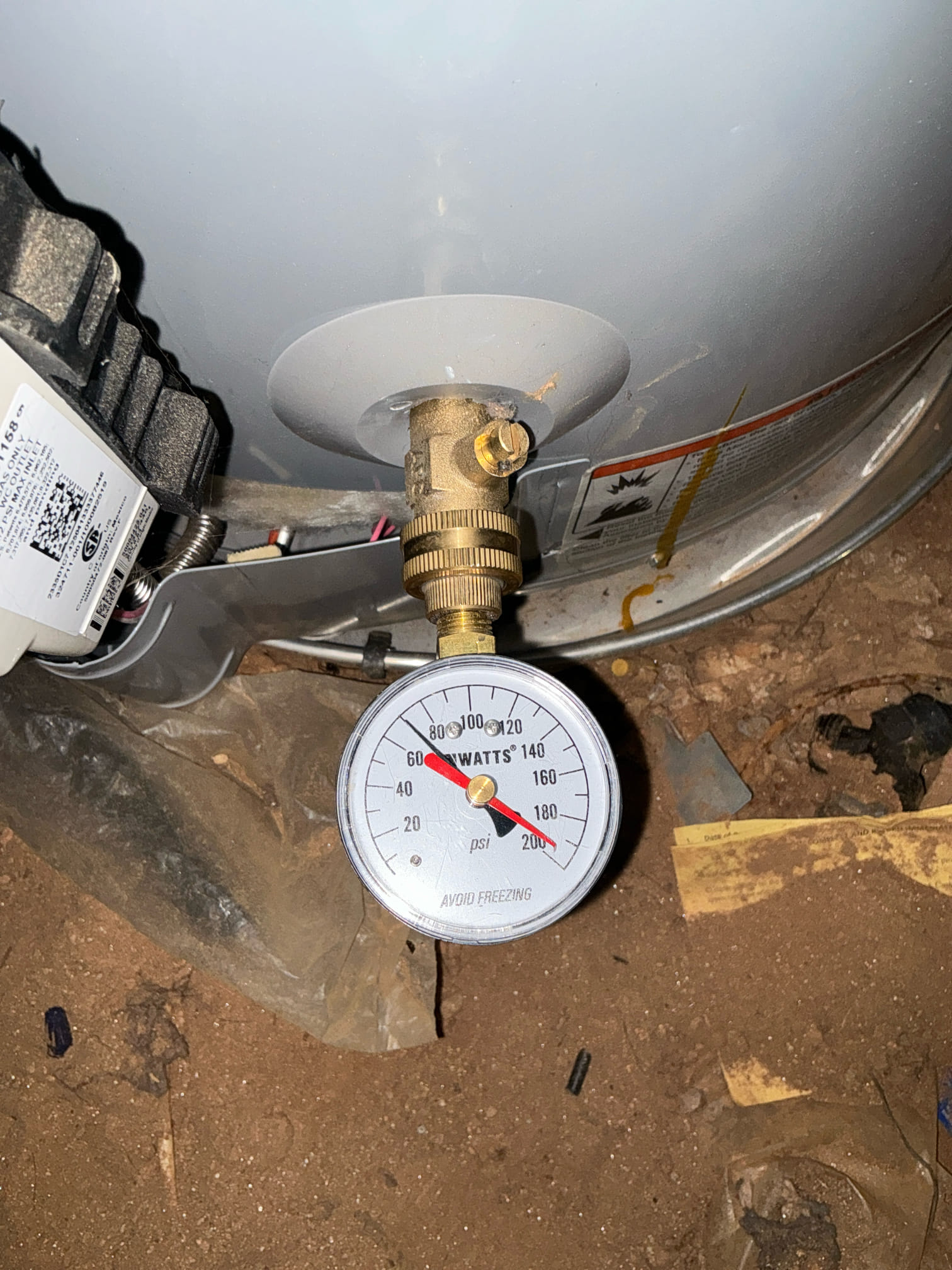Lavatory and kitchen sink faucet has been replaced. The tub in guest restroom has traditional 3 handle valve and master has 2 handle. The basement restroom has a single lever valve. Water heater is 16 years old estimate given.
