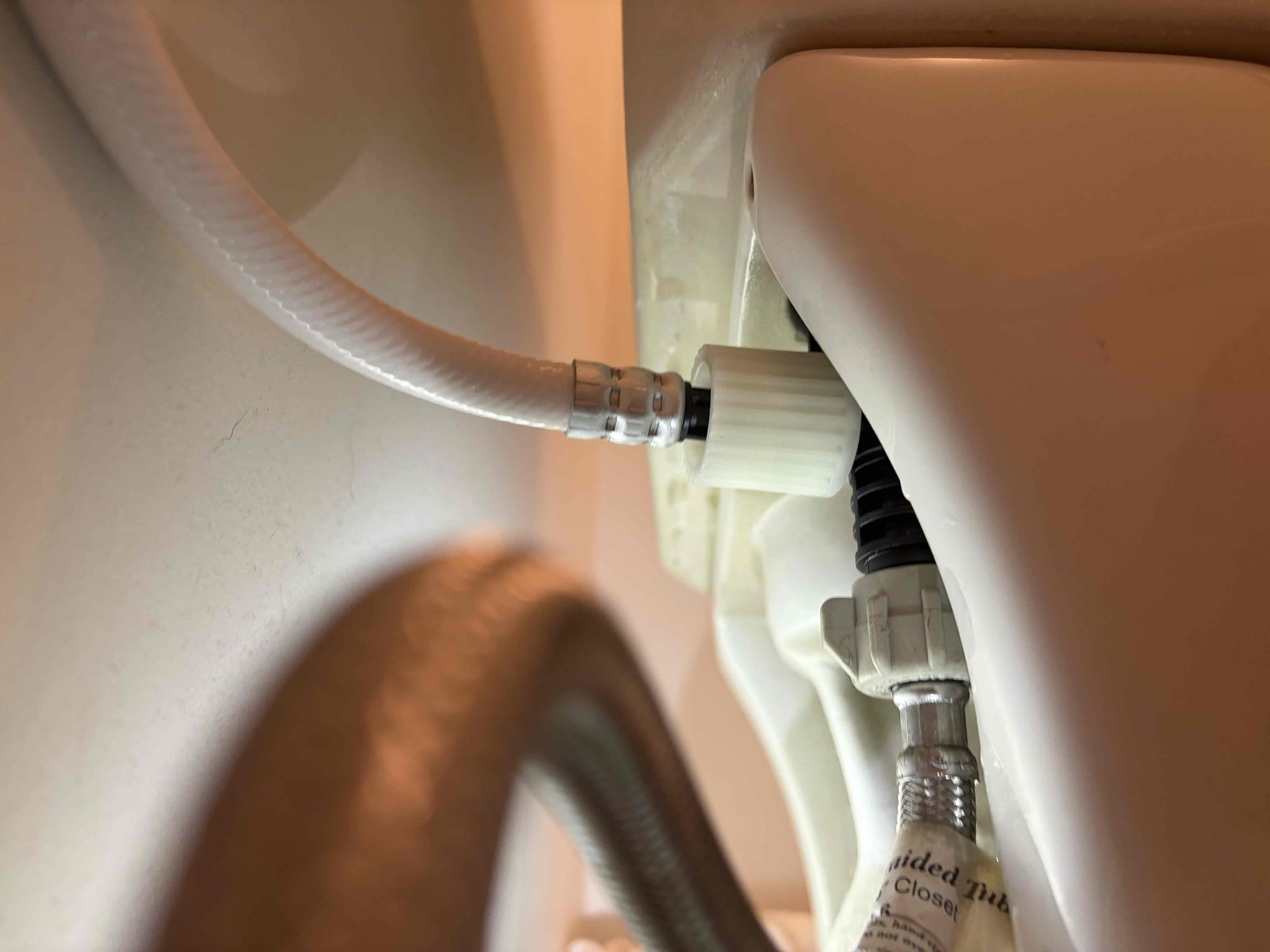 Bidet install
Install the bidet for the CUSTOMER in his master bathroom. He had a skirted elongated American Standard toilet. We were unsure if the bidet that he had purchased was gonna fit however, since it did, we were able to install it professionally and leak free at this time. There are no leaks of the customer supplied Toto bidet. Customer had an outlet installed by an electrician recently after the installation of the bidet there are no leaks customers all set water heater has been swapped out recently by us with an electric,  the water heater is a hybrid water pressure is at 65 pounds