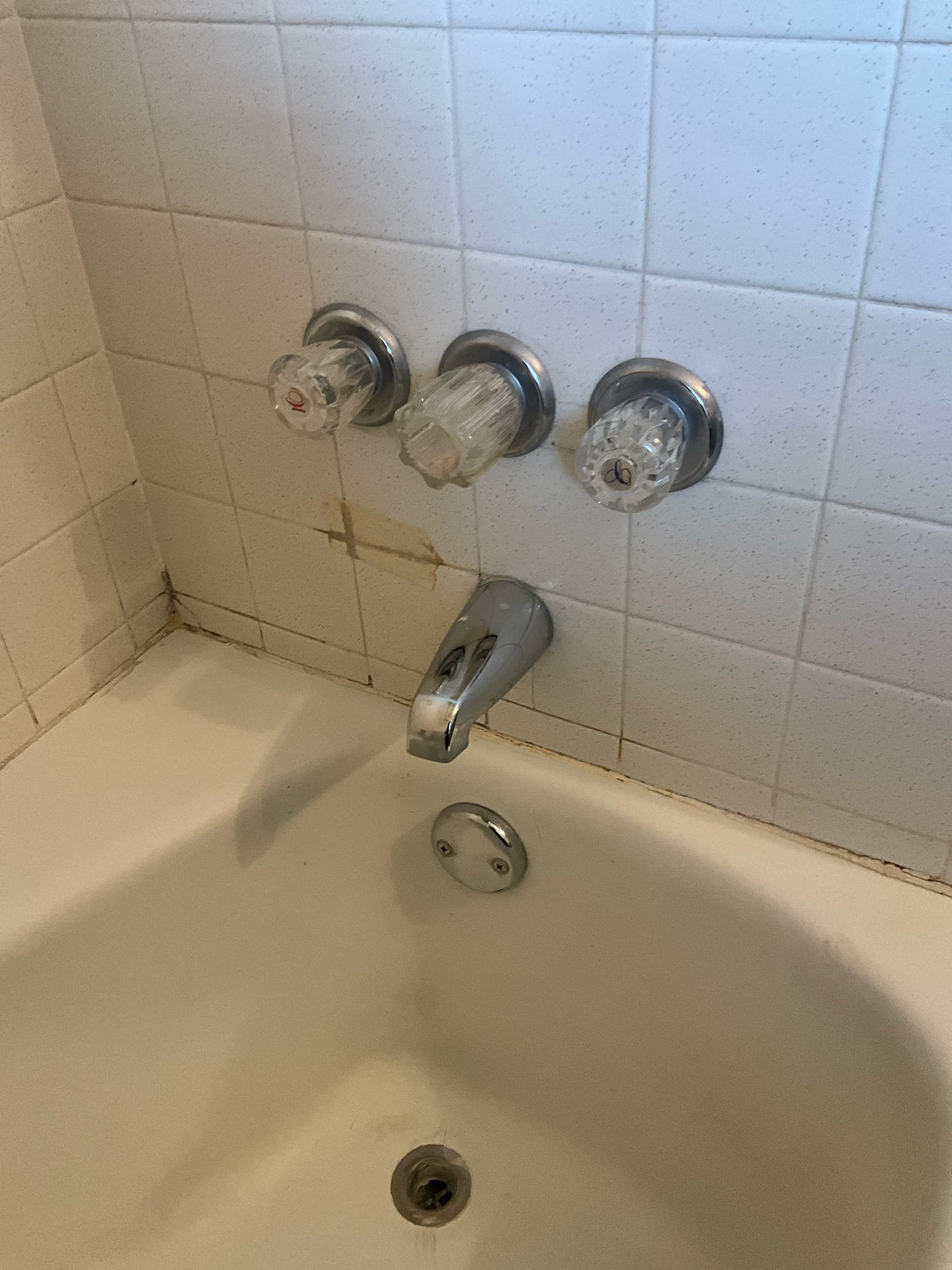 Spoke with customer about broken 3 handle Glacier Bay tub and shower valve. Recommended replacement. Also recommending correcting the high pressure, replacing the galvanized water service, and replacing the water heater that is past recommended retirement. Customer declined all work except for replacing the shower valve. Replaced the valve with a single handle shower valve and a cover plate. Made customer aware that we don’t repair tile or drywall. Customer understood. Also no warranty on anything connected to a system with unsafe pressure. Tested all work to ensure proper function and no leaks. Nine were found. 