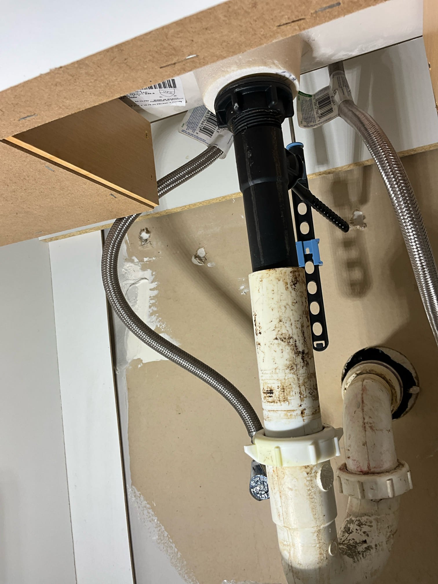Call for Dekalb county low flow plumbing inspection.

Arrived and met with Joe. He recently purchased the home and requires a certificate of compliance. 

Inspected all fixtures, toilets, and plumbing. Joe’s home is in compliance with low flow fixtures and appliances.

While performing inspection I noted several smaller items that should be addressed to avoid water damage to home.



Kitchen: cap 1.5 inch drain line
Rubber hose on dishwasher, switch to stainless steel braided

Hallway bath
Silicone sink to vanity 
Pop up assembly not sealed to p trap assembly with nut and gasket
Toilet a little loose

Master toilet needs pull and reset (old half inch style shut off). Missing mounting bolt.
Broken faucet, cold side stem stop snapped. Accordion p trap