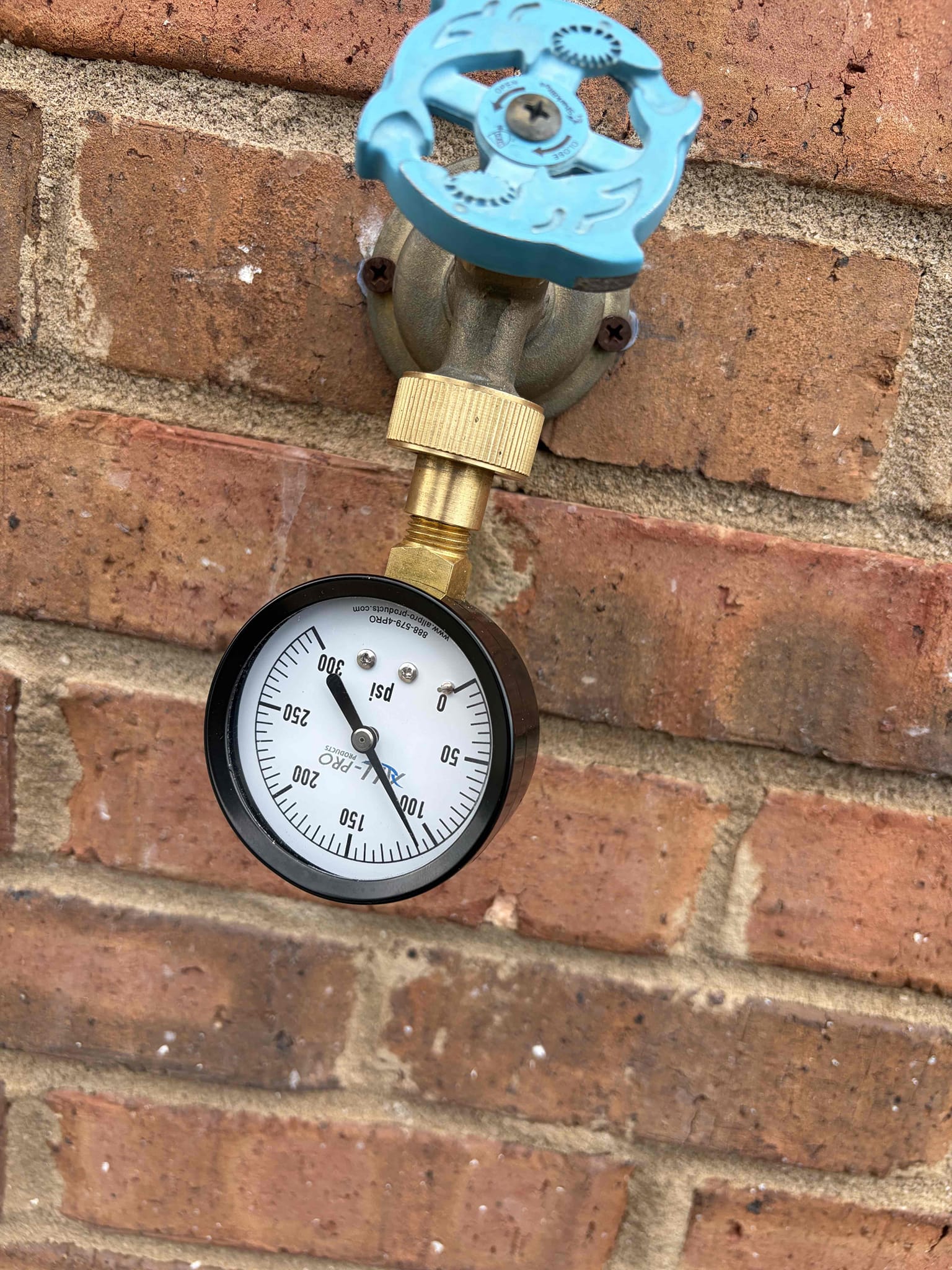 First customer they have a leaking water heater on the cold side connection inlet is 2003 and the water pressure is high on the house. Water pressure is reading at 110 psi. The customer is gonna need a new water heater. In addition to that the pressure reducing valve needs to be changed out as well. Gave some estimates. He said he needs to talk it over with a family member more than likely will be be doing the work on Sunday however, he just needs to have that conversation with this family members I had offered to do it today however they would like to wait. 