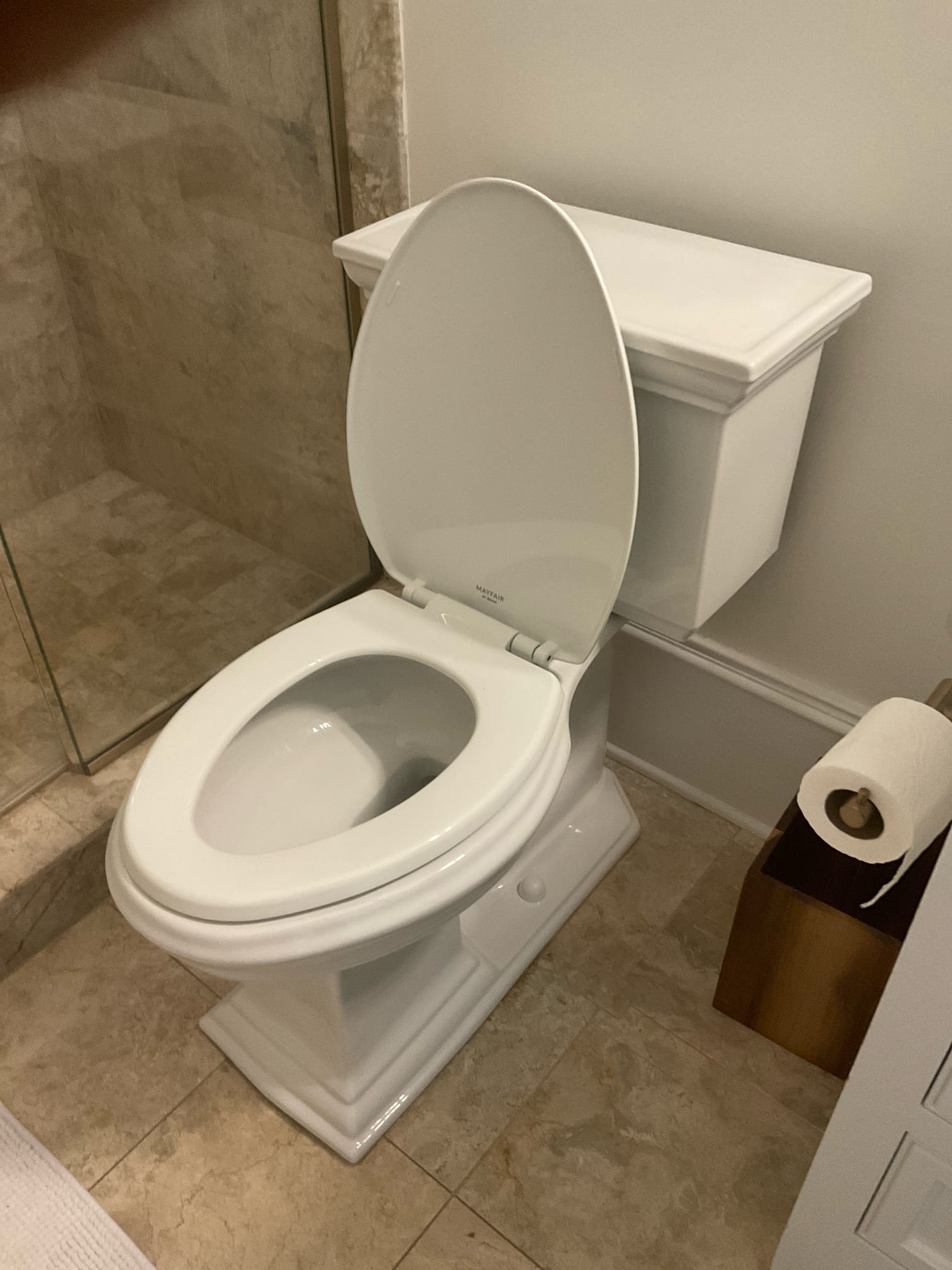 Replaced a toilet with Kohler memoirs elongated ada , replaced basement bathroom sink faucet with Kohler faucet 
