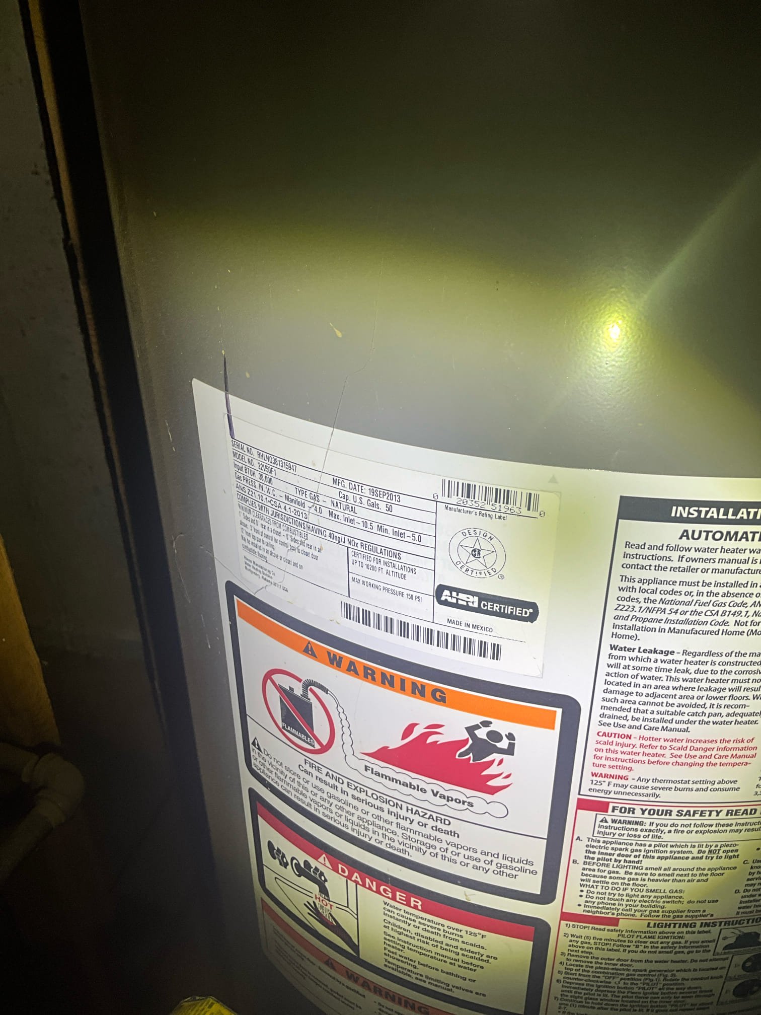 Customer has a 50 gallon gas water heater with no flame. Customer is getting quotes for water heater replacement. Gave the 150 off coupon as well as a 9% discount to price match another quote from Home Depot. Customer is still getting other quotes and will inform us of potential work next week. 

*No dispatch fee for water heater quotes