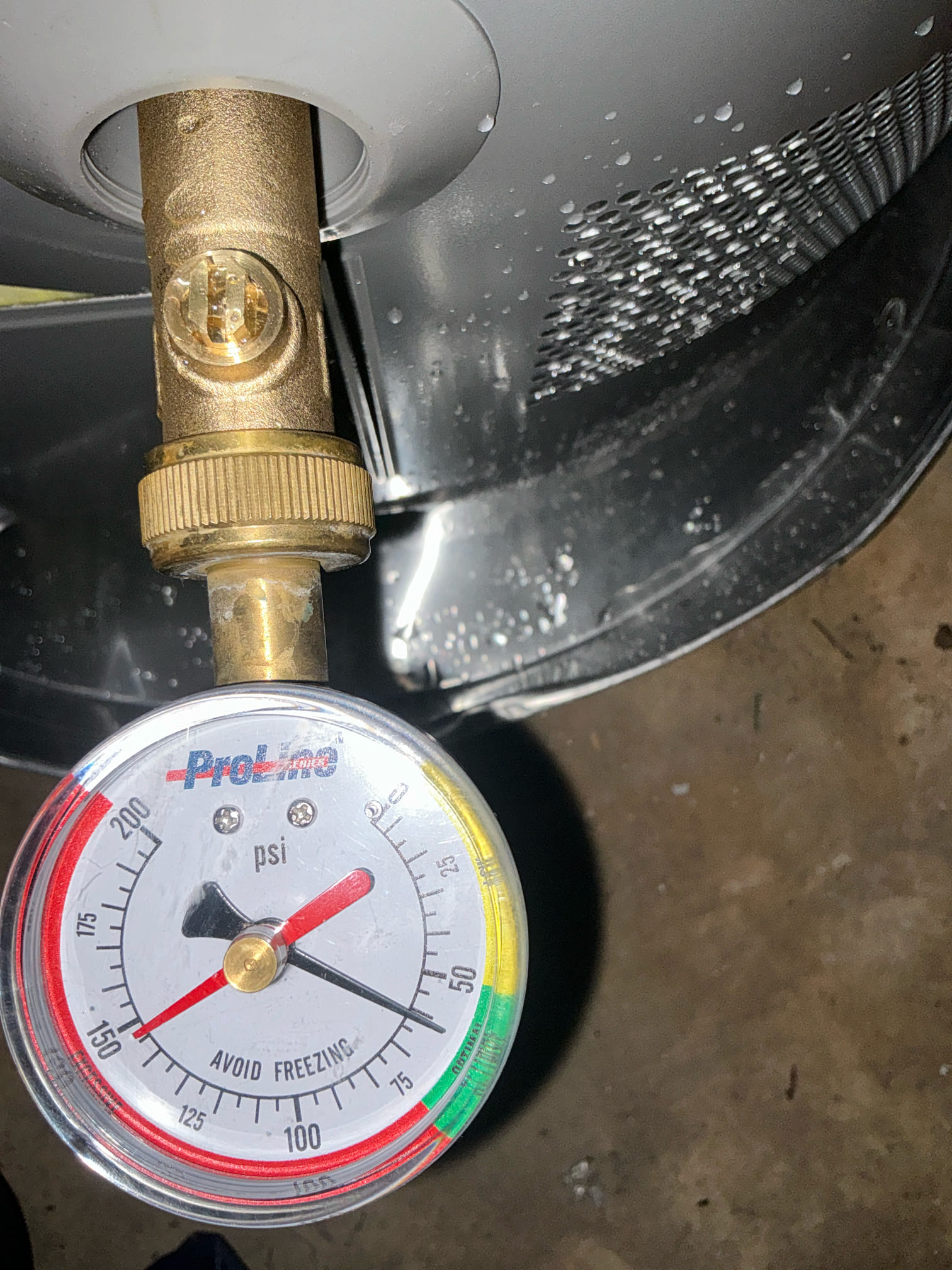 Found water heater over 9 years old, Prv and shut off was in difficult place to operate. Kitchen faucet and hall restroom lavatory faucet was constantly dripping. Toilet in hall restroom was constantly running. Replaced kitchen faucet and hall restroom lavatory faucet with new faucets. Replaced fill valve in hall restroom toilet. Moved and replaced 3/4 shut off and Prv. Replaced water heater with new 50 gallon ng rheem water heater with new pan and thermal expansion tank. Replaced master shower head with new shower head as a courtesy.