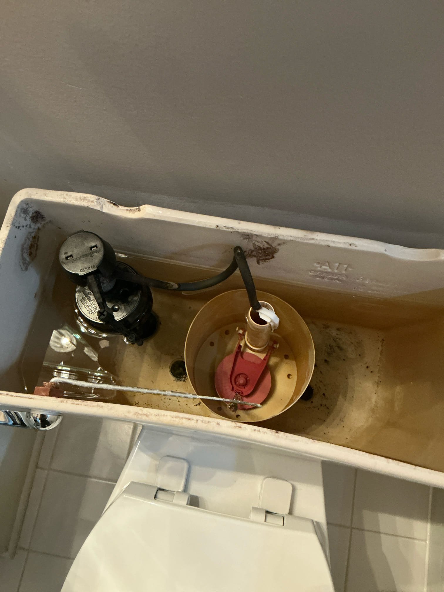 Found upstairs left bedroom restroom shower running constantly. Replaced cartridge with customer supplied parts. No warranty on shower. Did minor rebuild on upstairs toilet in right bedroom restroom due to constantly running.
